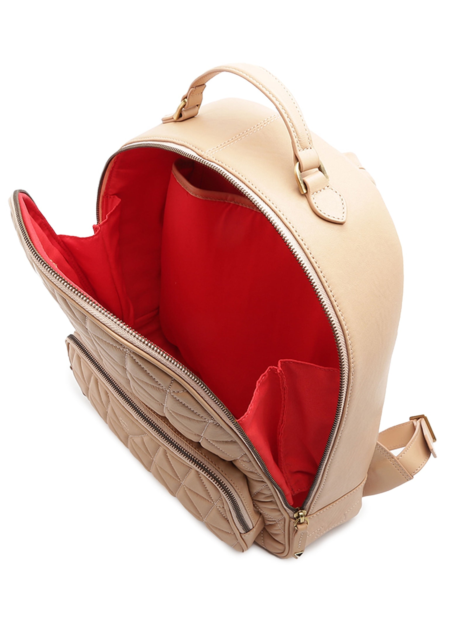 Mochila Feminina New 944 Matelassê Bege Schutz