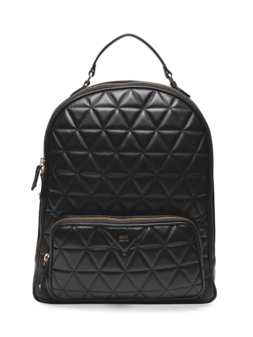 Mochila Feminina New 944 Matelassê - Preto
