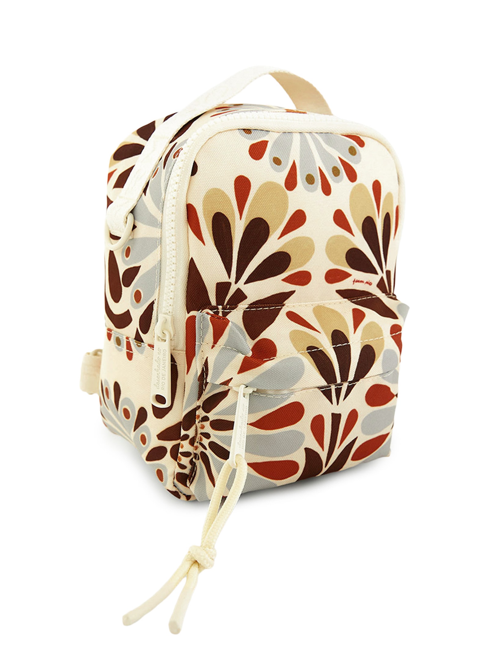 Mochila Feminina Pequena Borogodó Florejo Off White Farm Etc