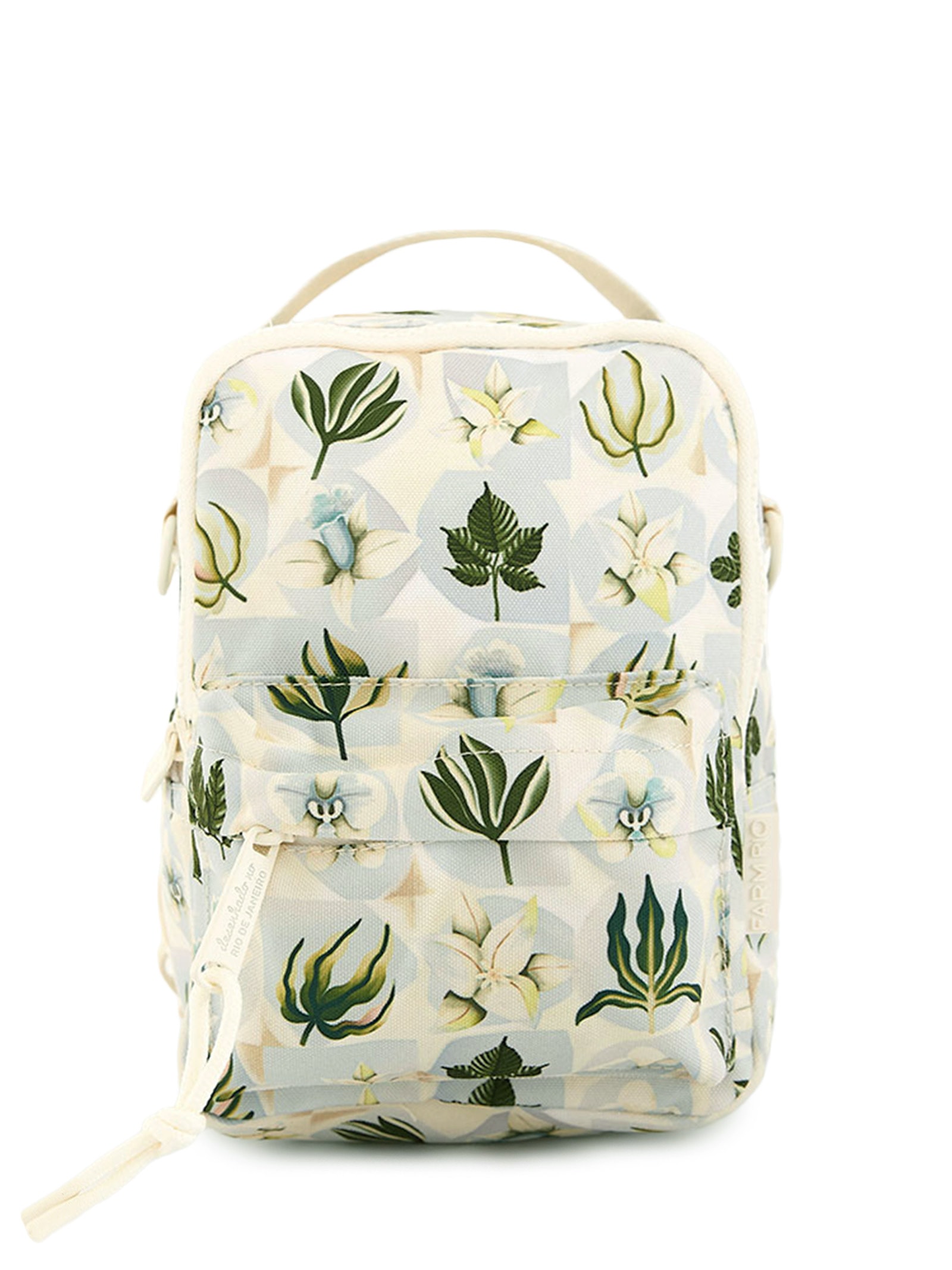 Mochila Feminina Pequena Borogodó Verano Off White Farm Etc