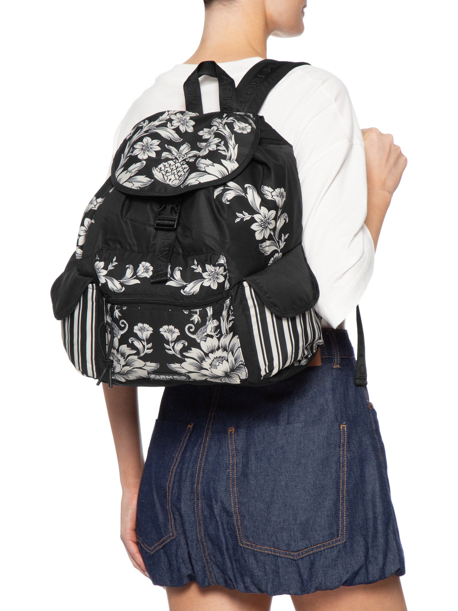 Mochila Feminina Pipoca Farm Guanacaste Preto Farm Etc
