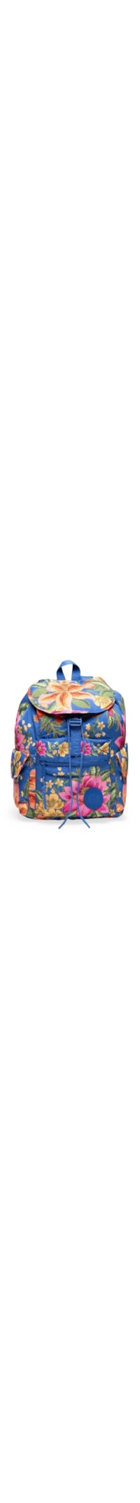 Mochila Feminina Pipoca Fruta De Verão - Azul