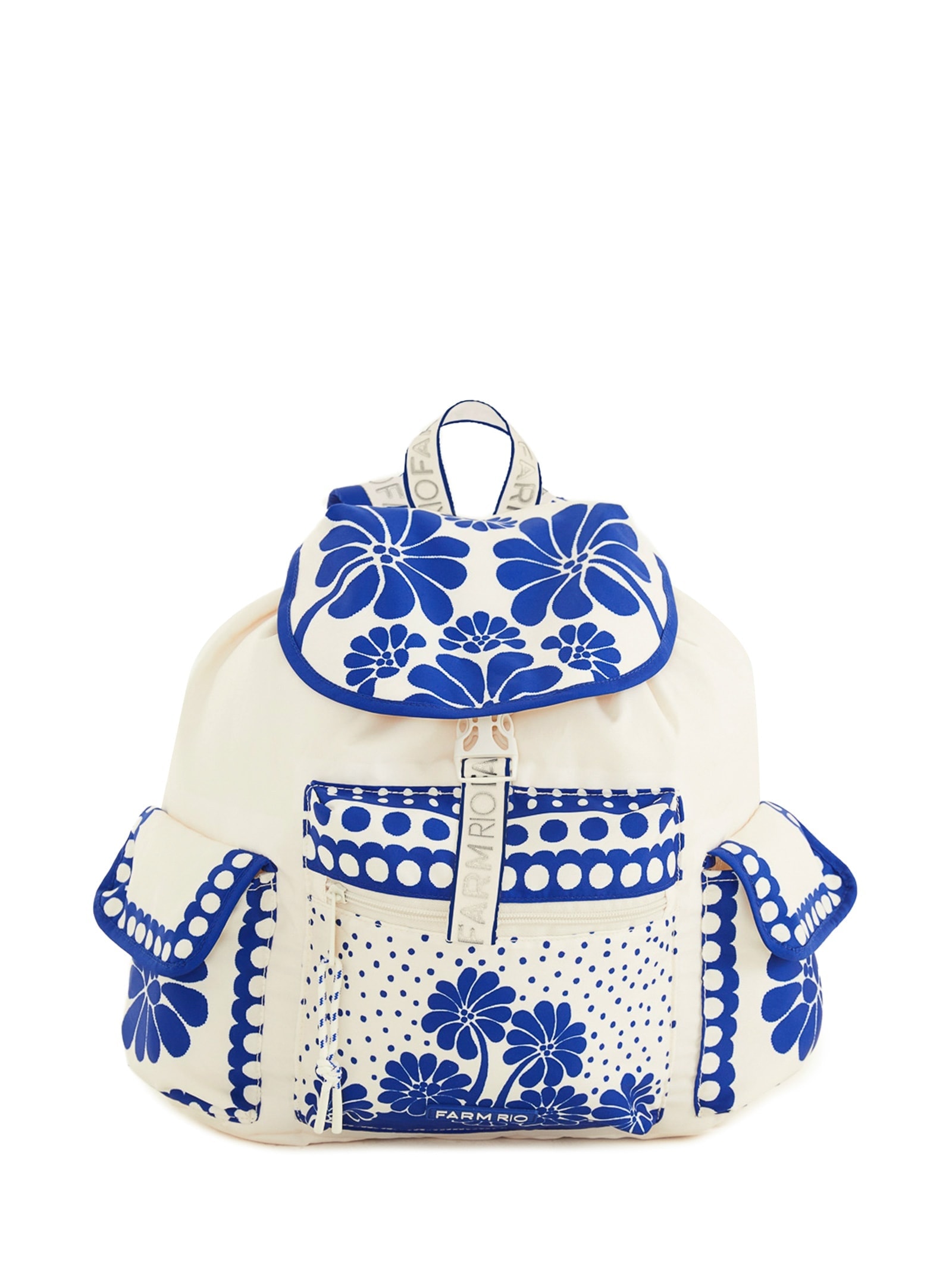 Mochila Feminina Pipoca Palermo Branco Farm Etc