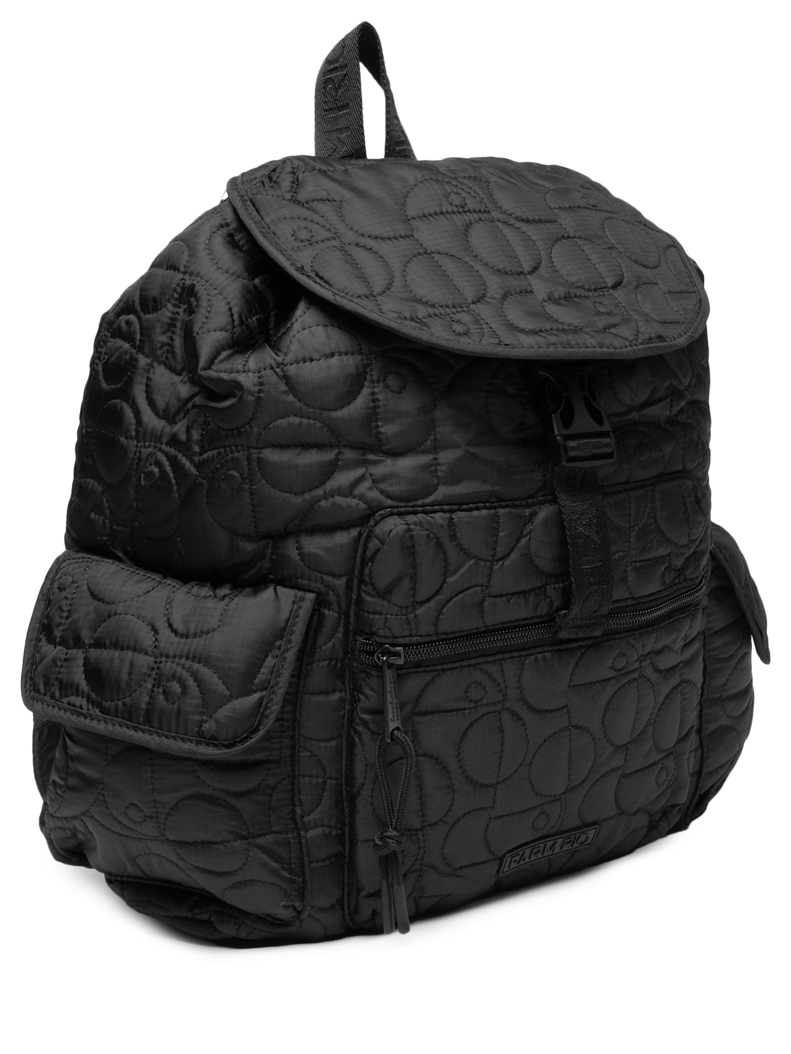 Mochila Feminina Pipoca Puffer Preto Farm Etc
