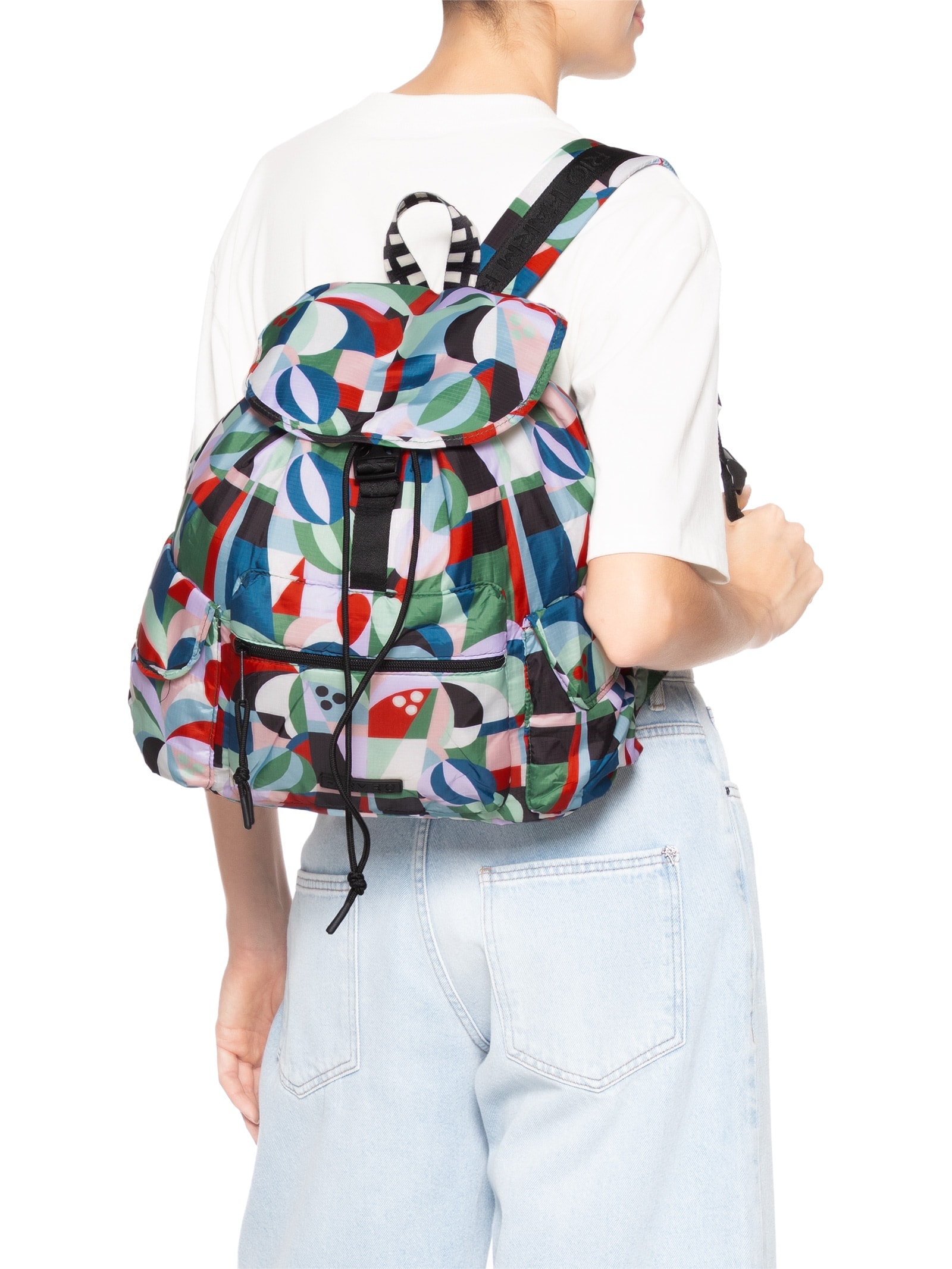 Mochila Feminina Pipoca Recanto Dos Coqueiros Multi Branco Farm Etc