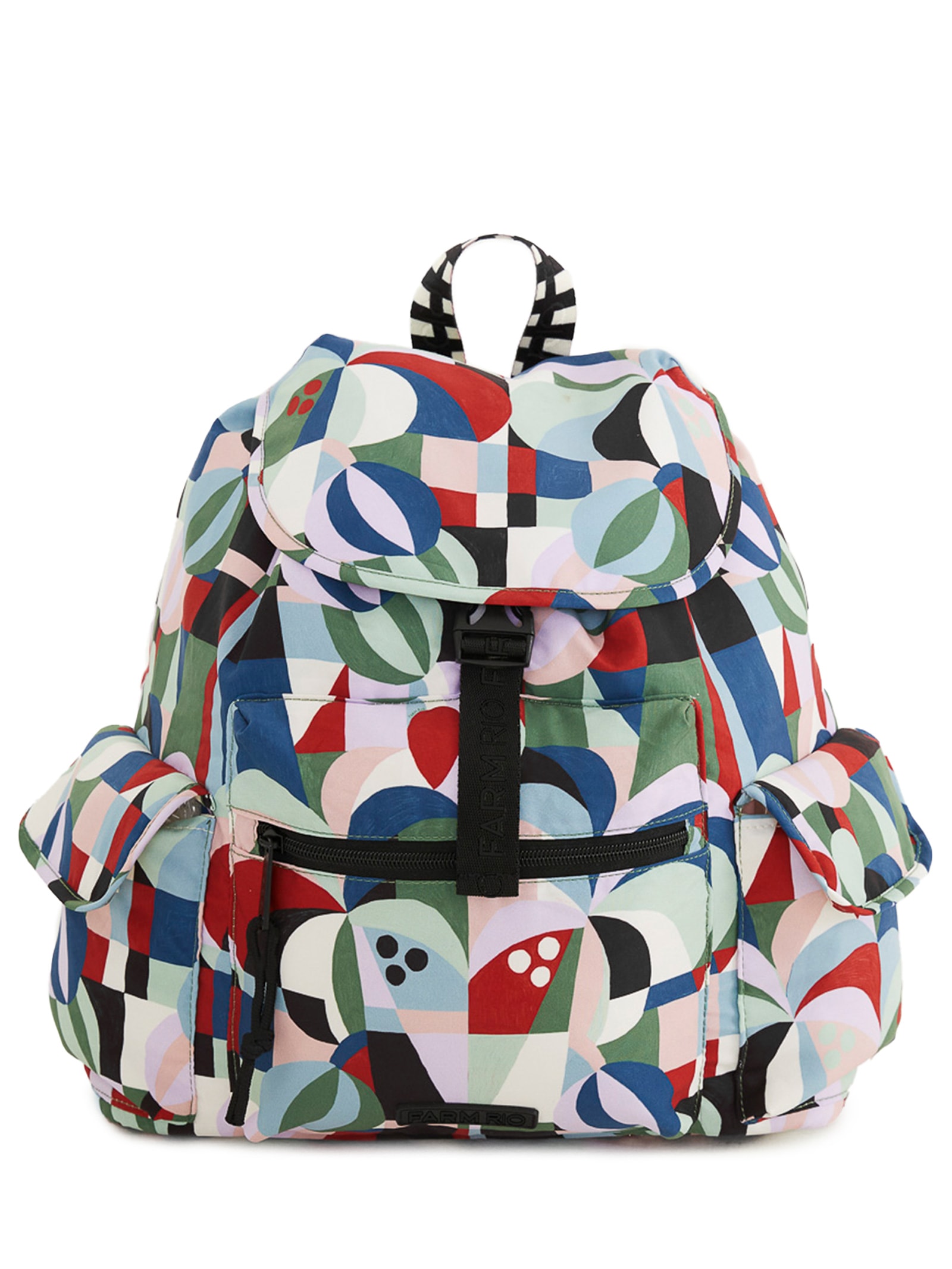 Mochila Feminina Pipoca Recanto Dos Coqueiros Multi Branco Farm Etc