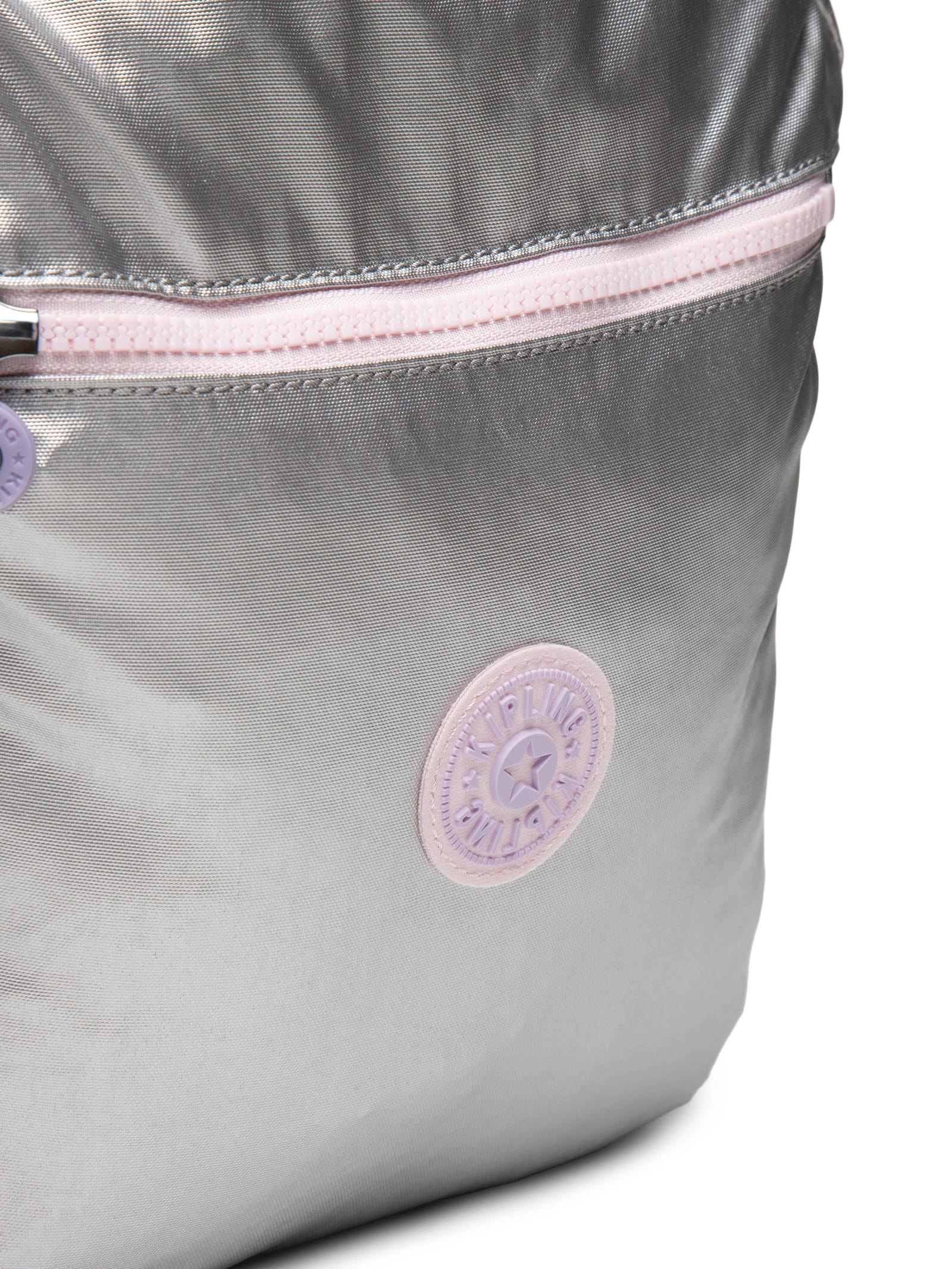 Mochila Feminina Seoul Prateado Kipling