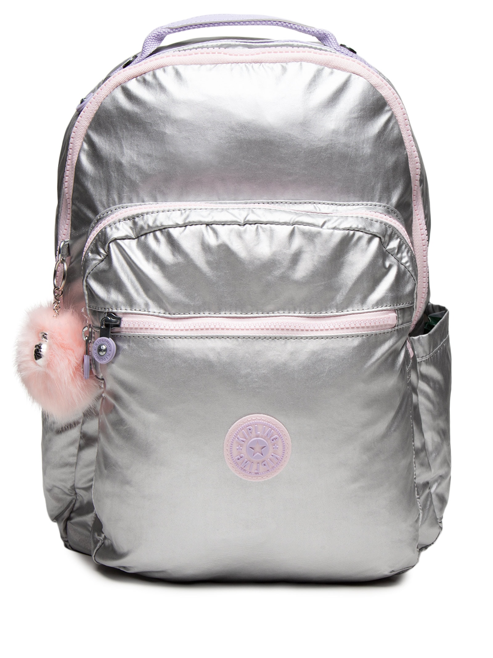 Mochila Feminina Seoul Prateado Kipling
