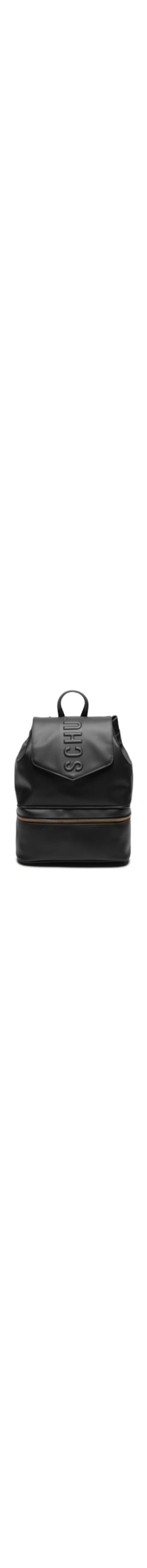 Mochila Feminina Tassy Couro - Preto