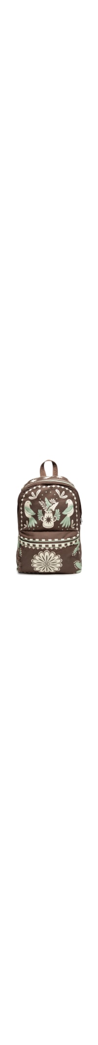 Mochila Feminina Xodo Coletânea Tropical - Marrom