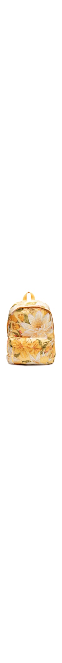 Mochila Feminina Xodó Floral Ararajuba - Amarelo