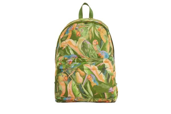 Mochila Feminina Xodó Floresta De Passarinho - Verde