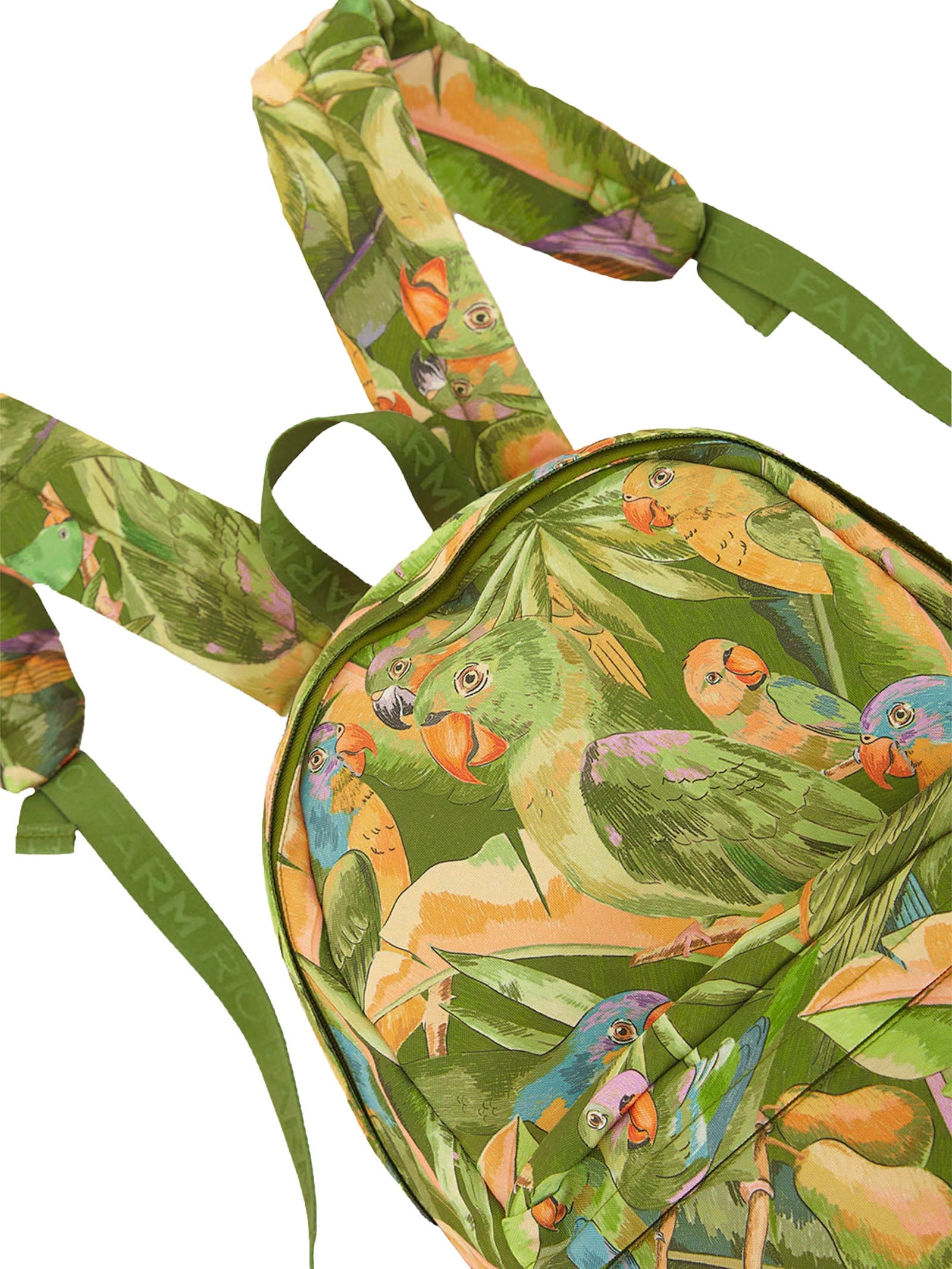 Mochila Feminina Xodó Floresta De Passarinho Verde Farm Etc