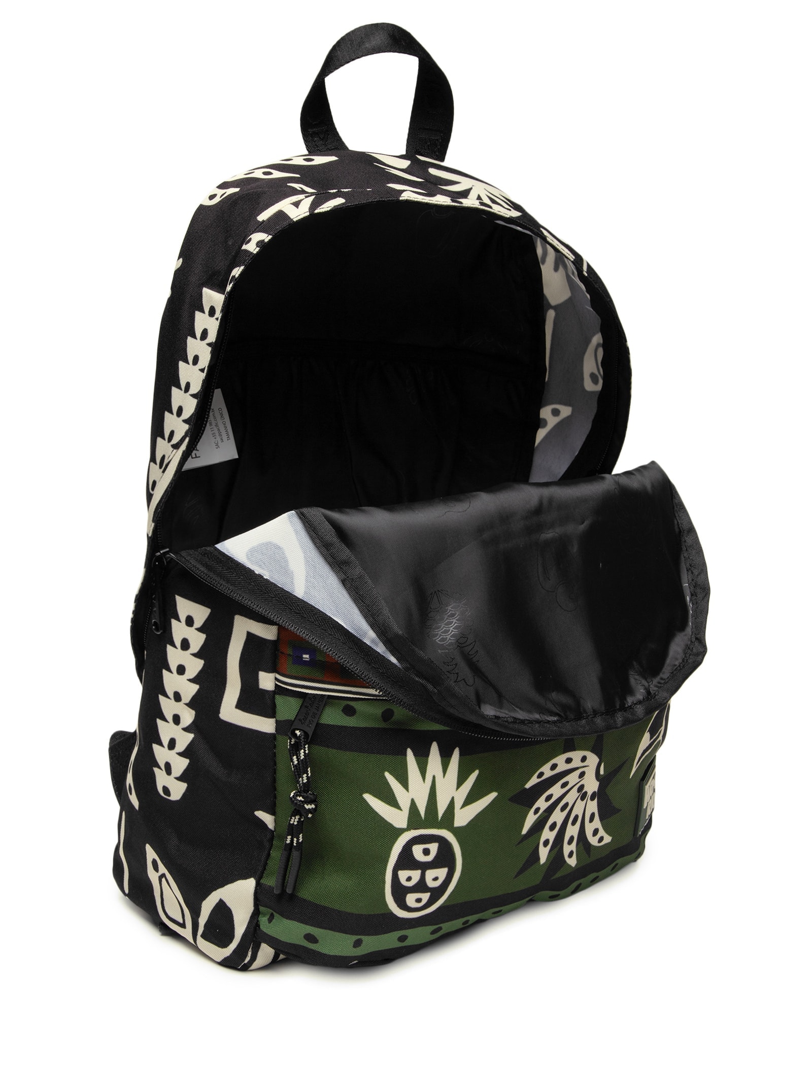 Mochila Feminina Xodó Gráfico Tropi Preto Farm Etc