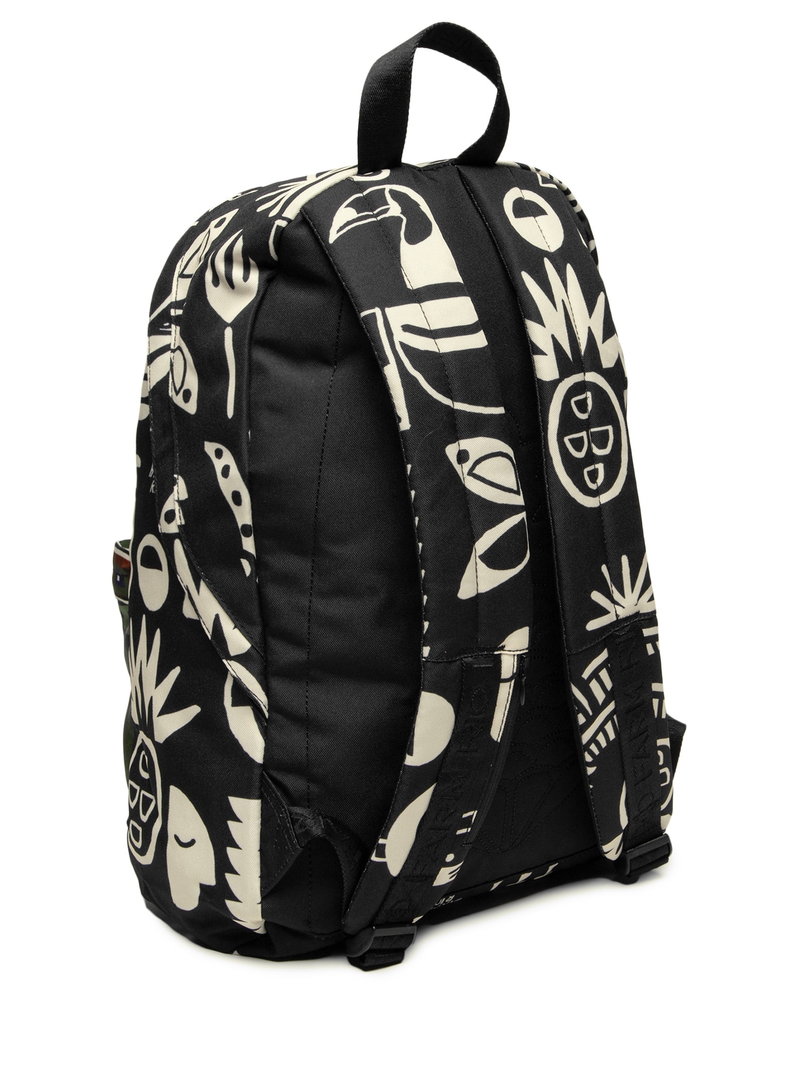 Mochila Feminina Xodó Gráfico Tropi Preto Farm Etc