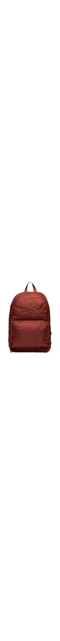 Mochila Feminina Xodó Gráfico Tropi Puffer - Vermelho