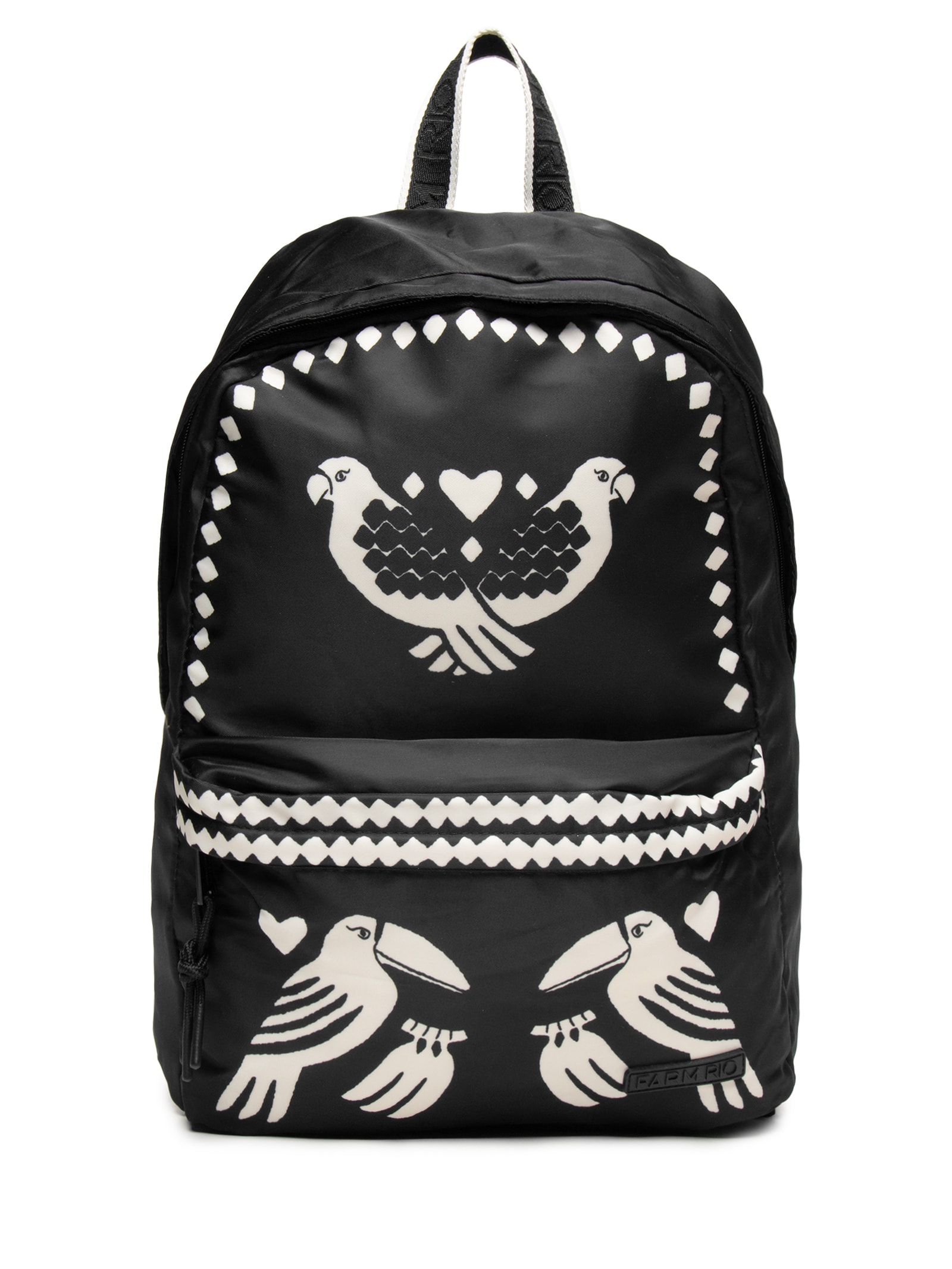 Mochila Feminina Xodó Lenço Dia E Noite Preto Farm Etc