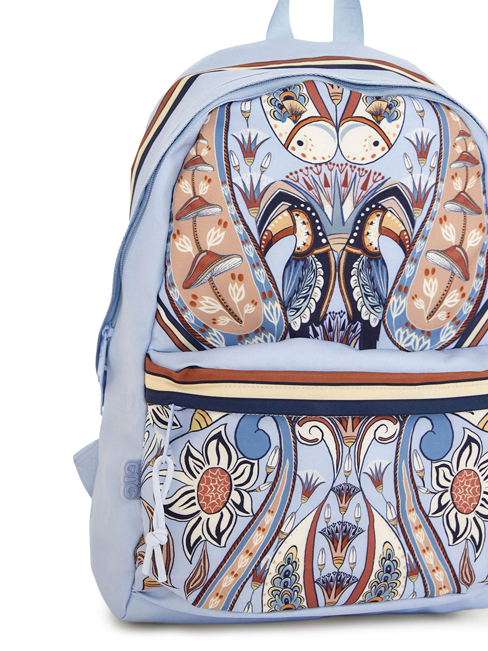 Mochila Feminina Xodó Lenço Riviera – Azul Farm Etc