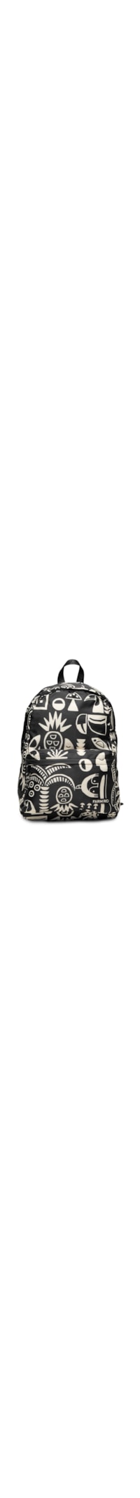 Mochila Feminina Xodó Lenço Tropicano - Preto