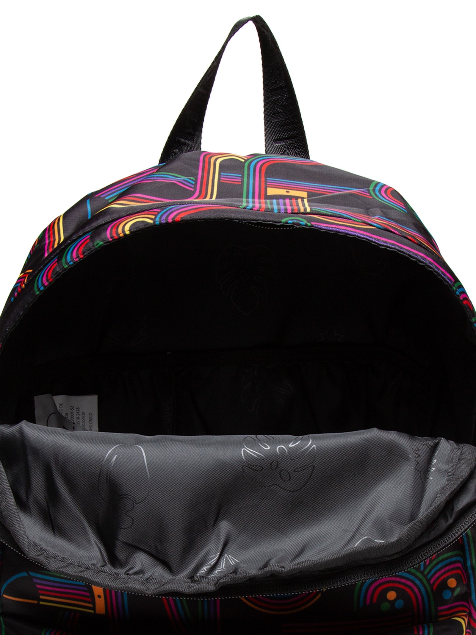 Mochila Feminina Xodó Logotuca Preto Farm Etc