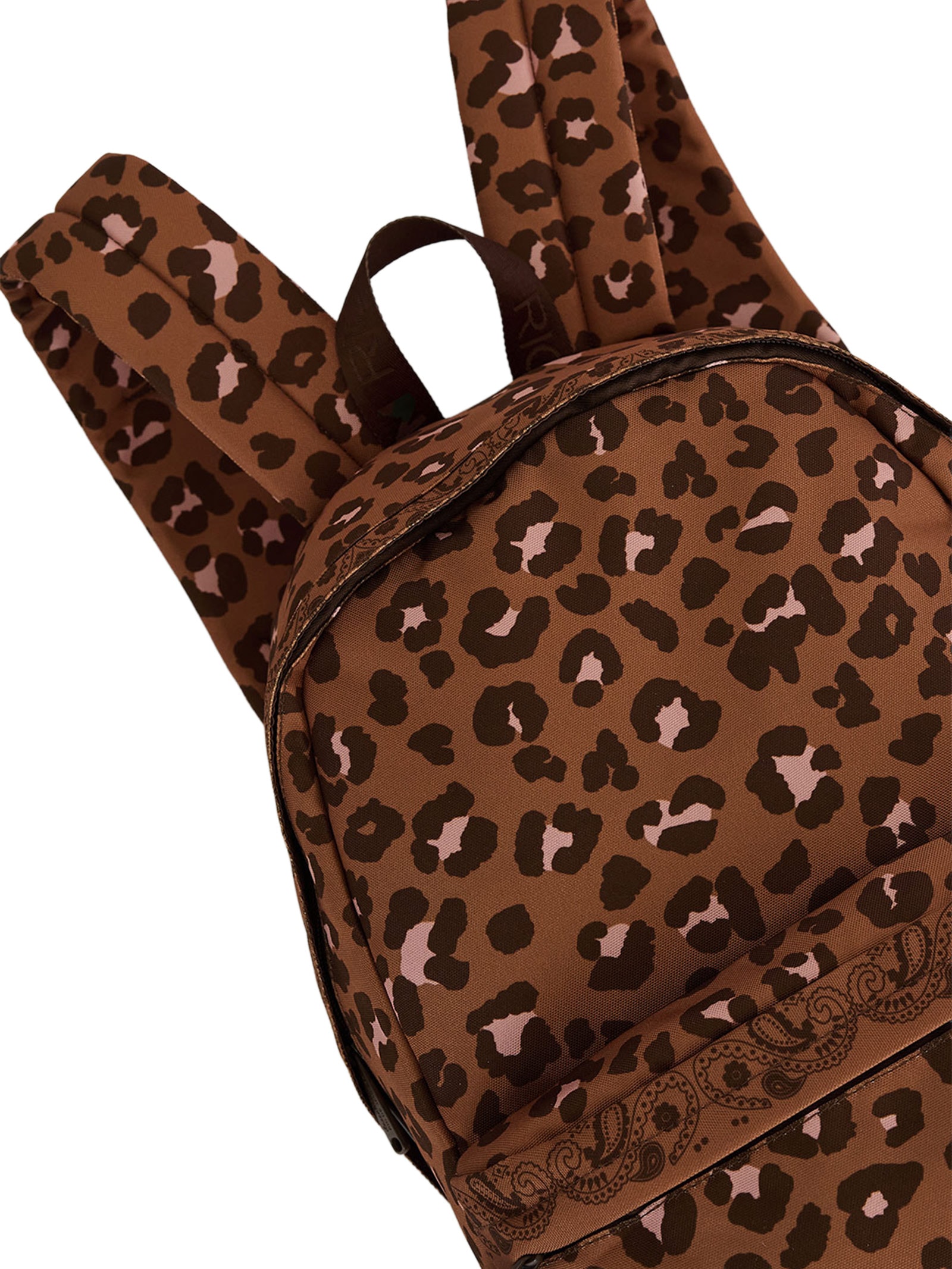 Mochila Feminina  Xodó Onça Bandana Caramelo Animal Print Farm Etc