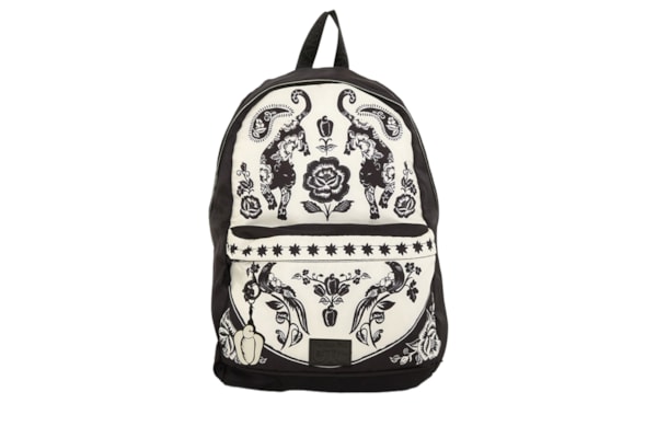 Mochila Feminina Xodó Onça Romântica - Preto
