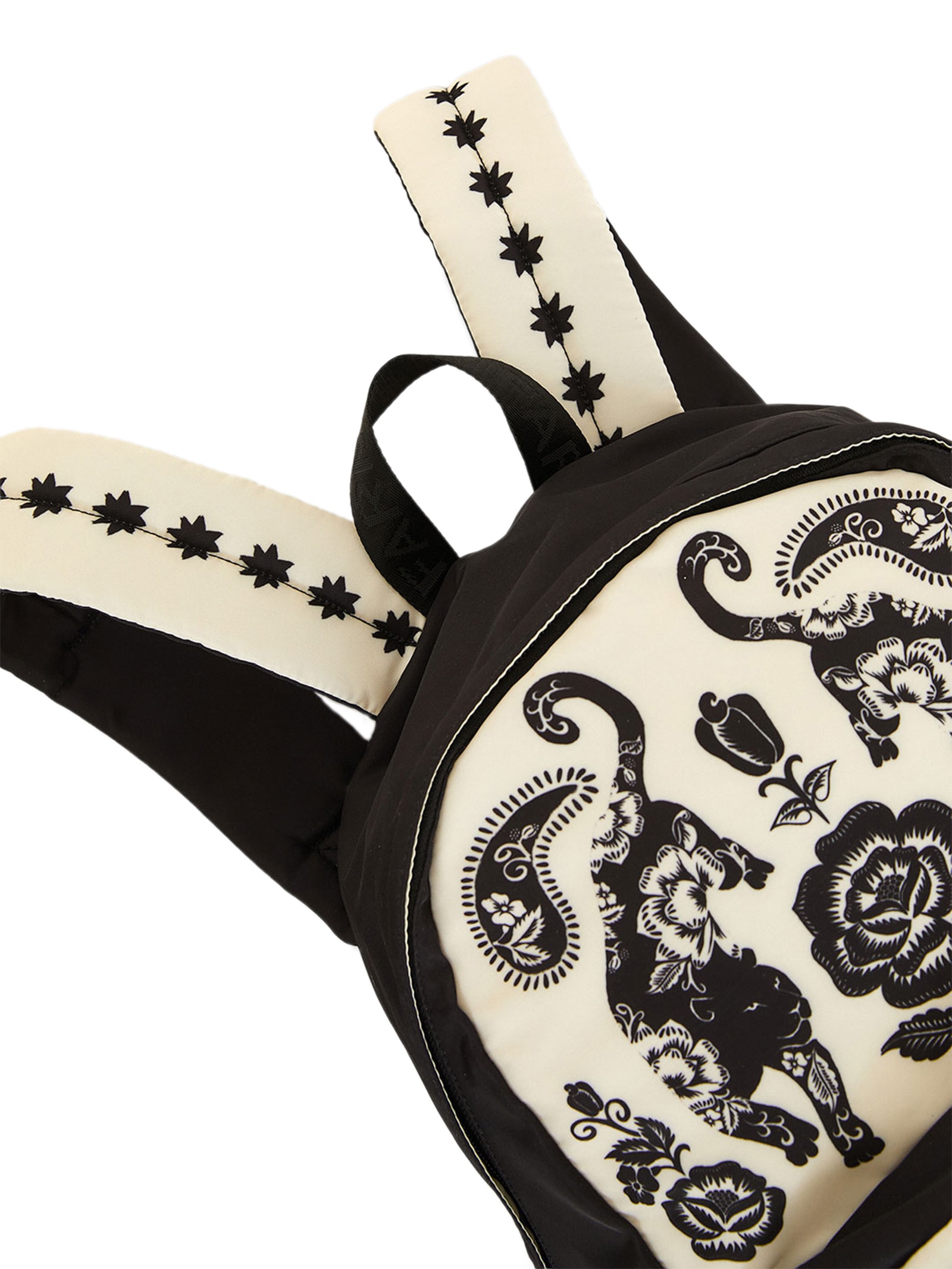 Mochila Feminina Xodó Onça Romântica Preto Farm Etc