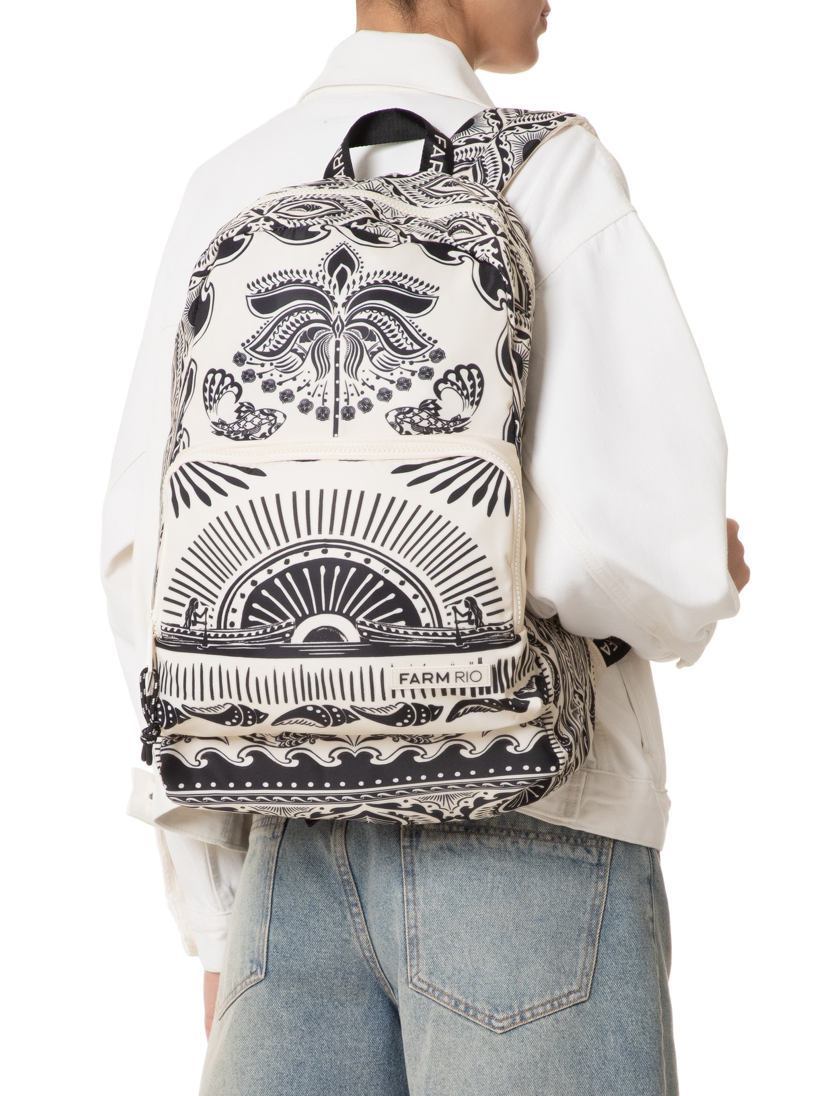 Mochila Feminina Xodó Passeio De Rio - Farm - Branco