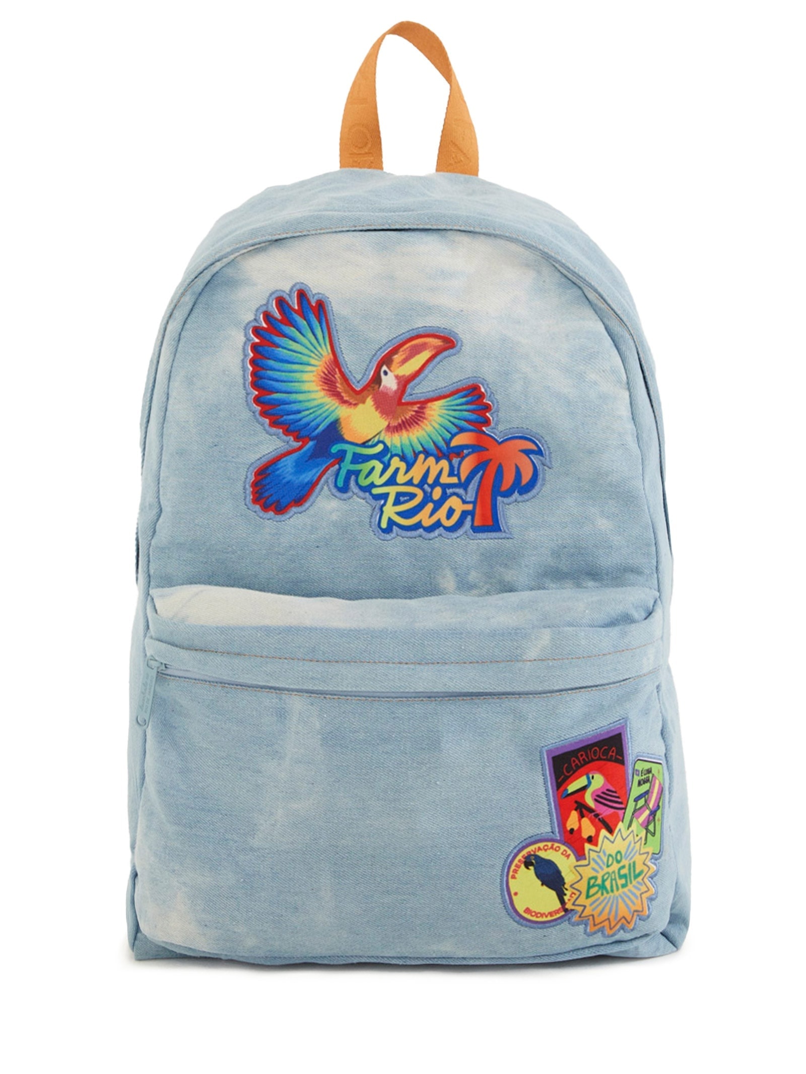 Mochila Feminina Xodó Patch Rio Azul Farm Etc