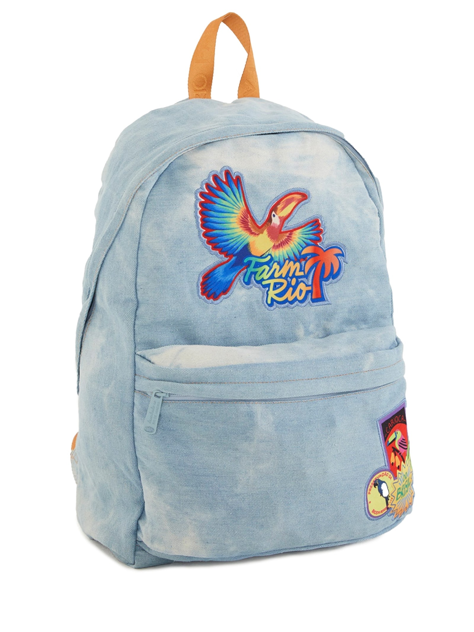 Mochila Feminina Xodó Patch Rio Azul Farm Etc