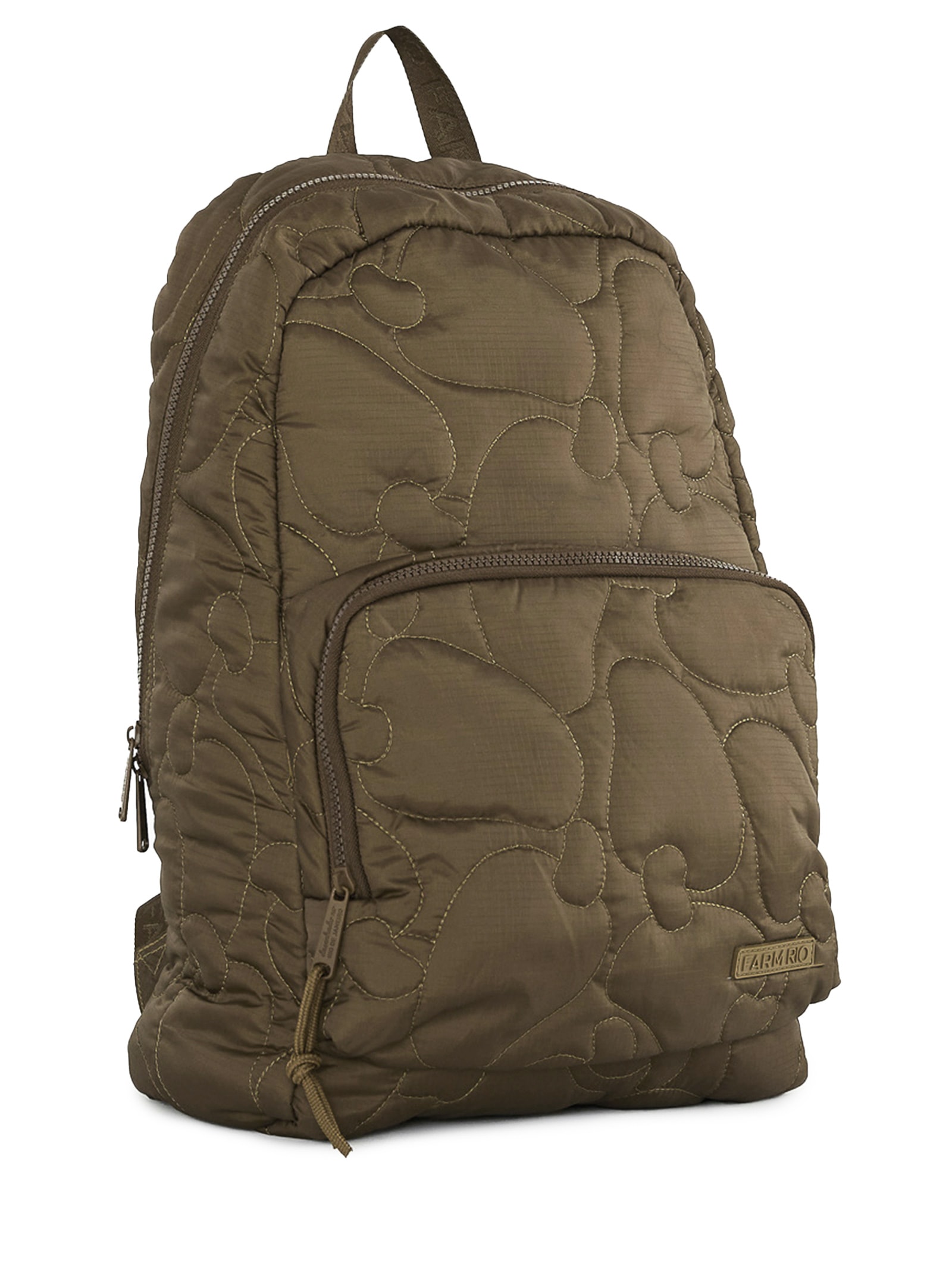 Mochila Feminina Xodo Puffer Marrom Farm Etc