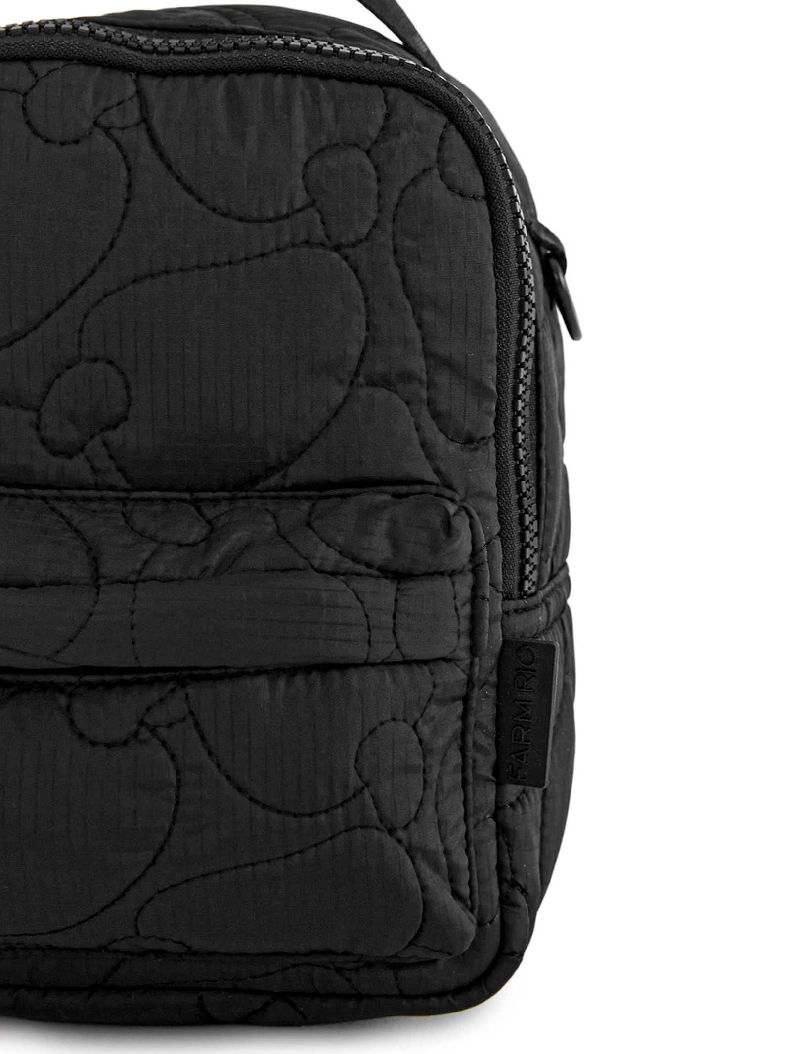 Mochila Feminino Borogodó Puffer Preto Farm Etc