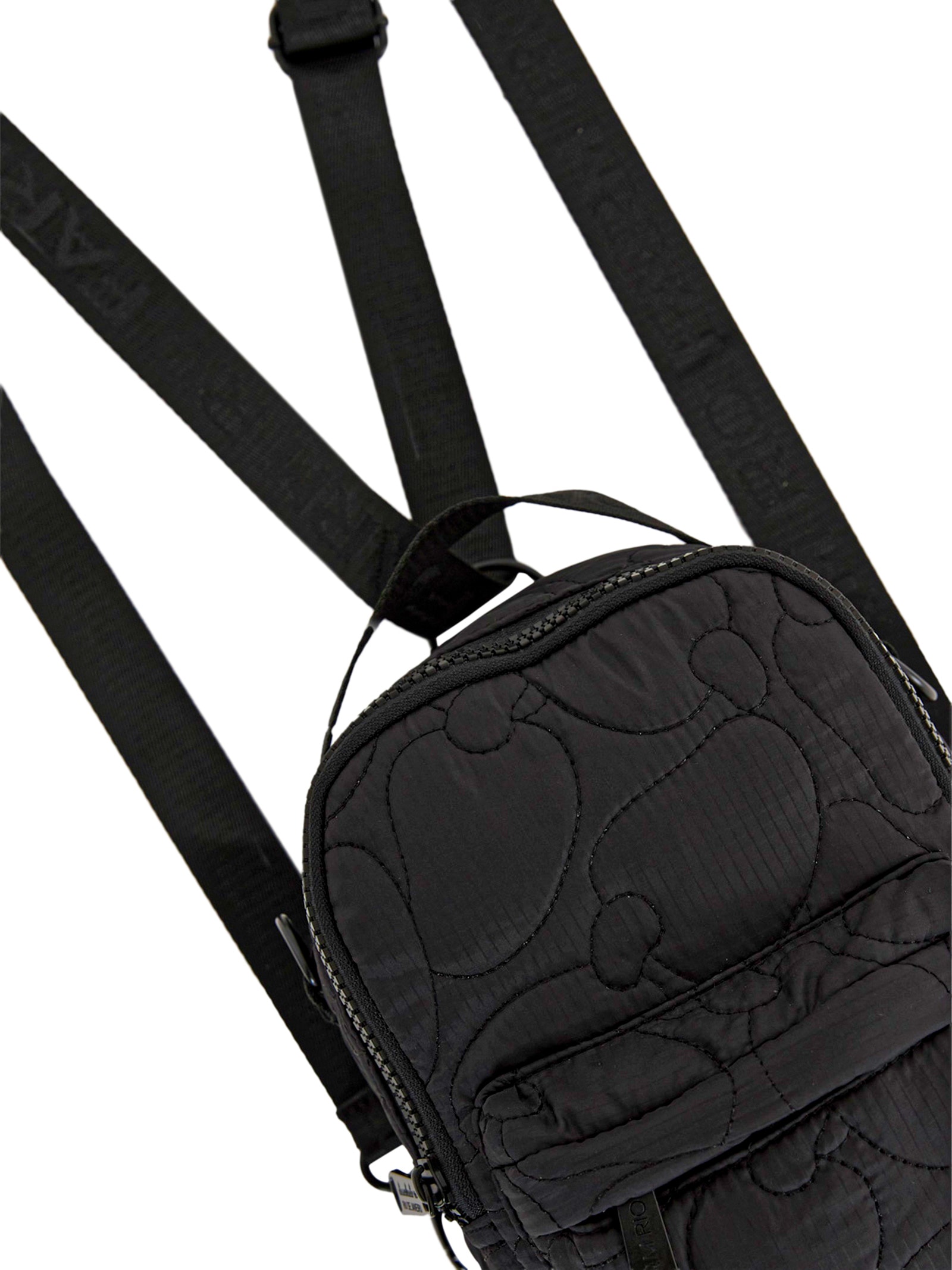 Mochila Feminino Borogodó Puffer Preto Farm Etc