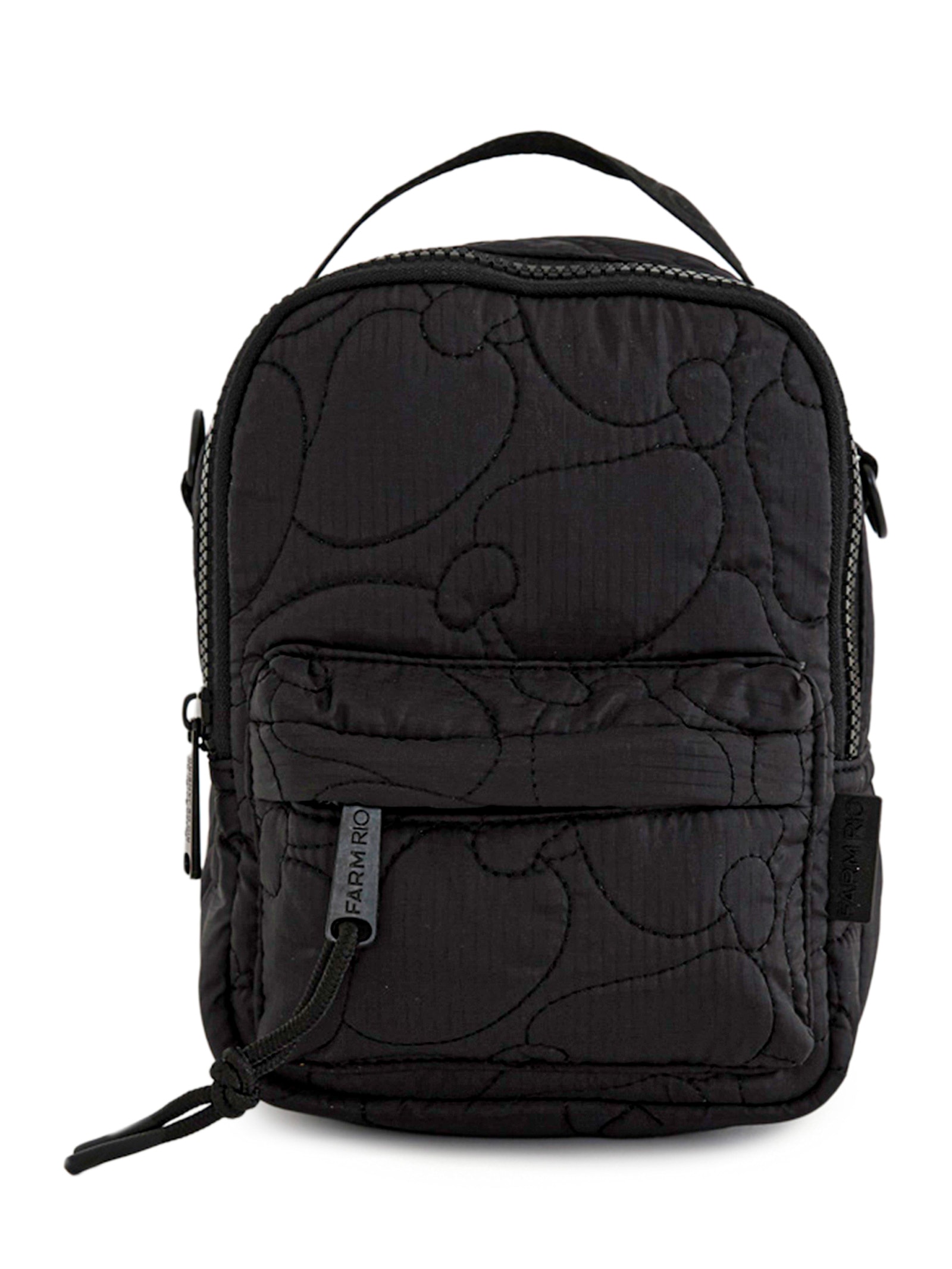 Mochila Feminino Borogodó Puffer Preto Farm Etc