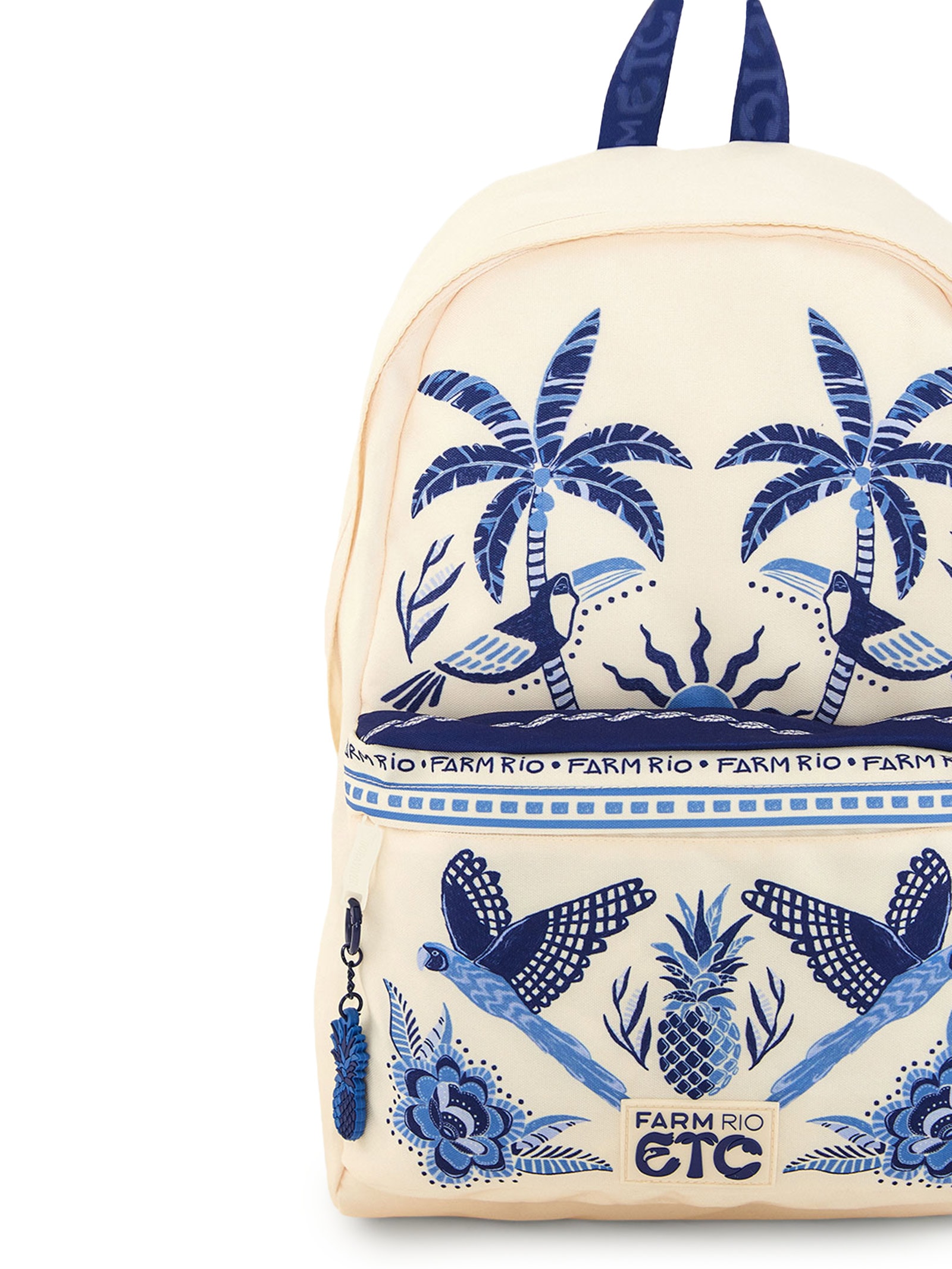 Mochila Feminino Xodó Tropical Etc – Branco Farm Etc