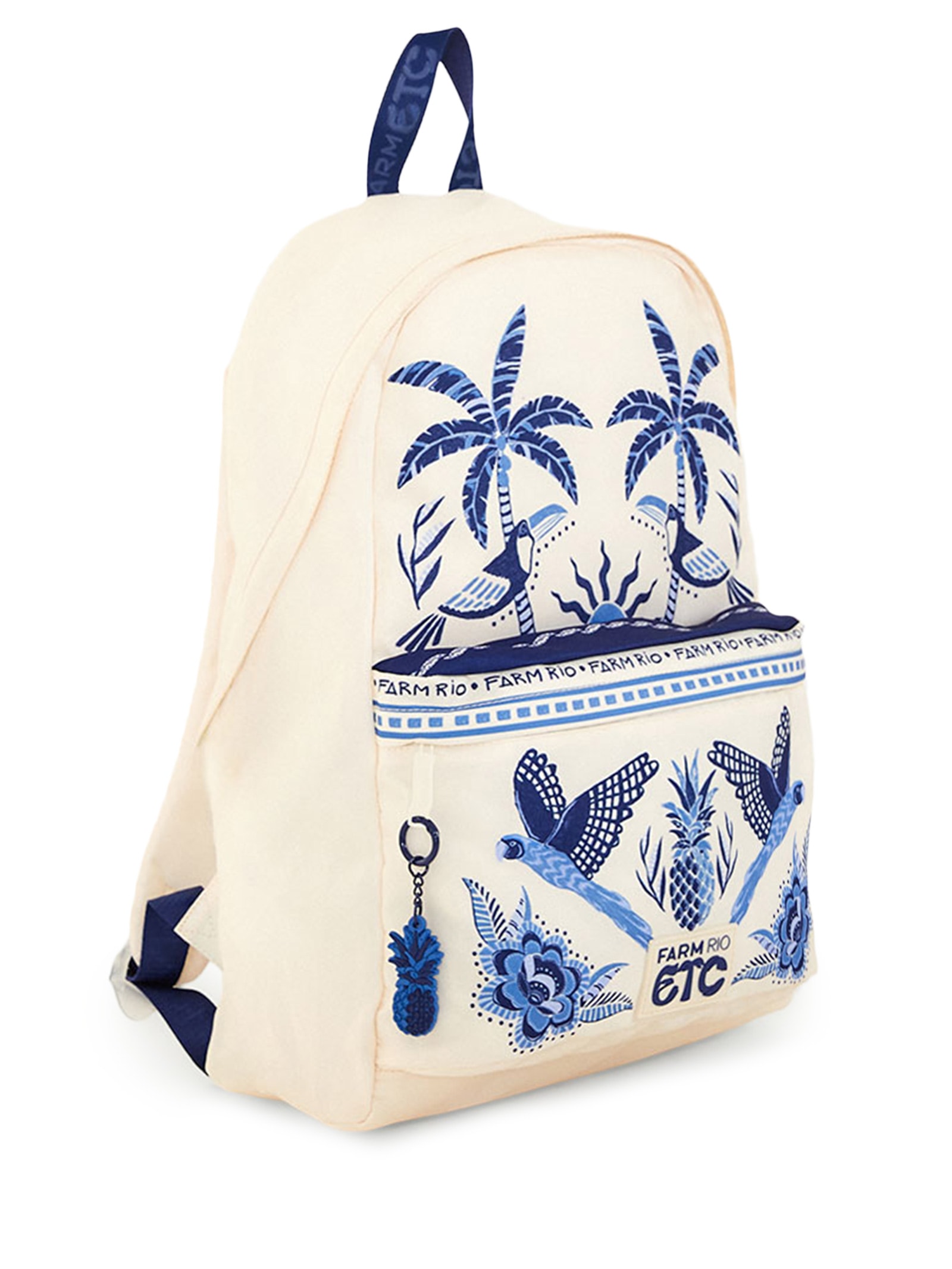 Mochila Feminino Xodó Tropical Etc – Branco Farm Etc