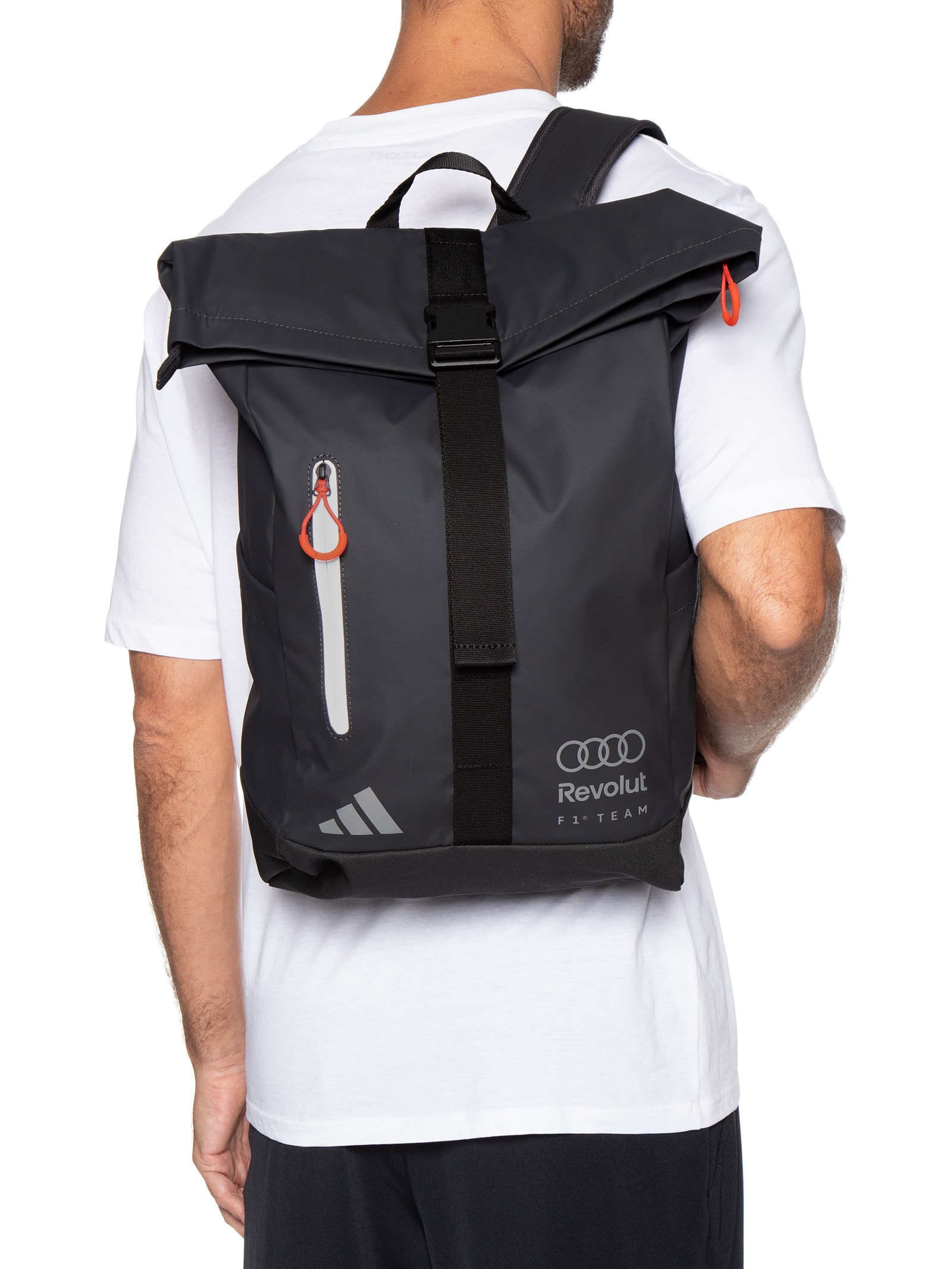 Mochila Masculina Audi Hybrid Preto Adidas + Audi