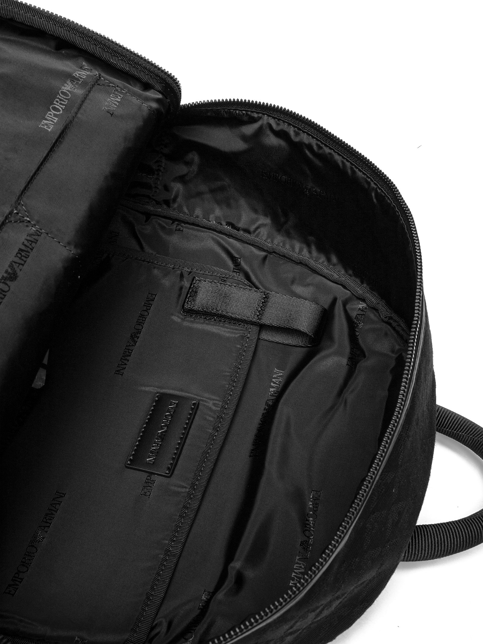 Mochila Masculina Gravada Logo Preto Emporio Armani