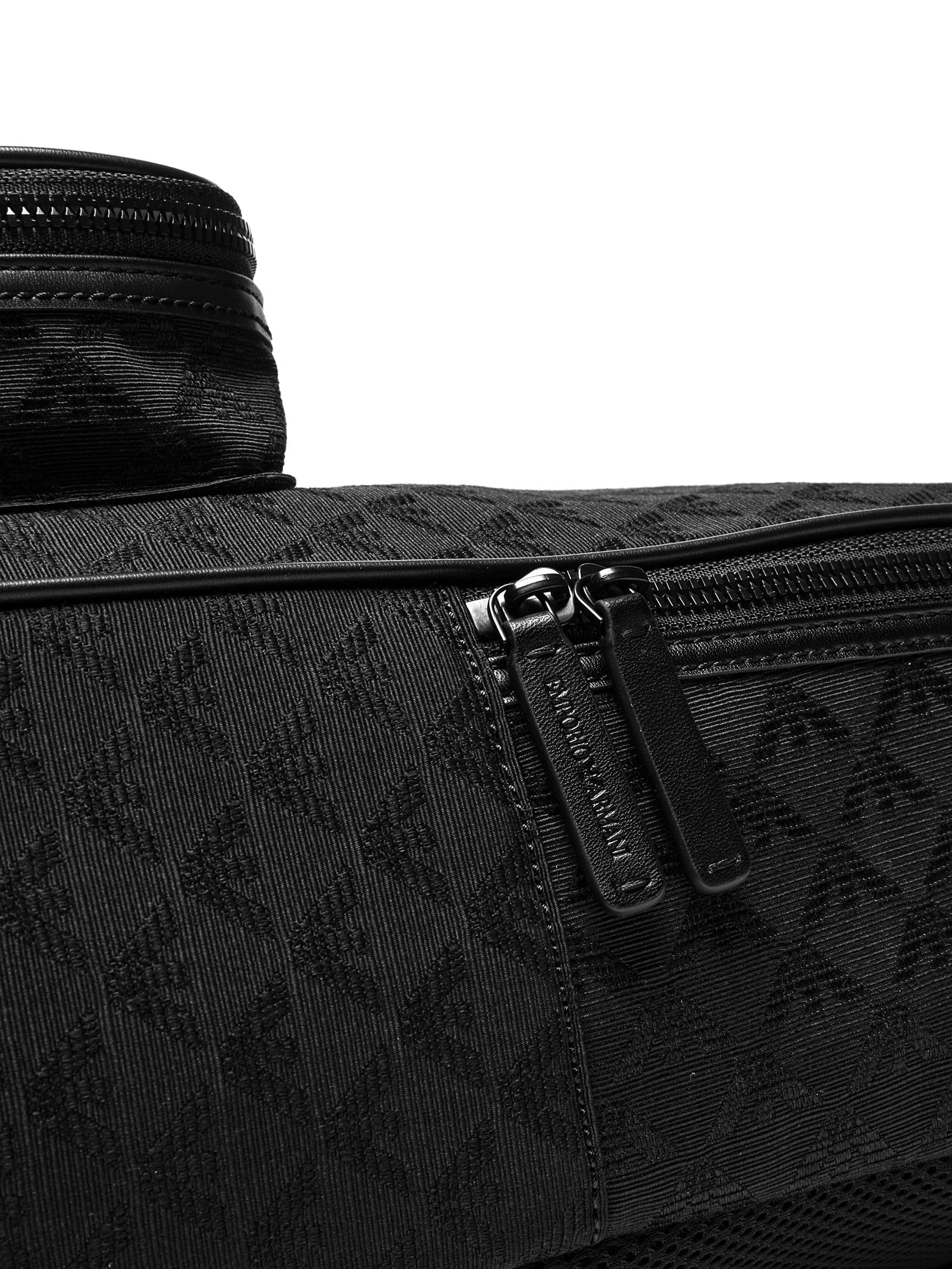 Mochila Masculina Gravada Logo Preto Emporio Armani