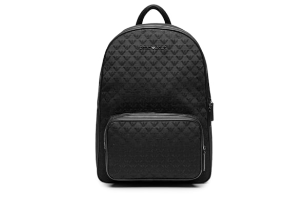 Mochila Masculina Gravada Logo - Preto