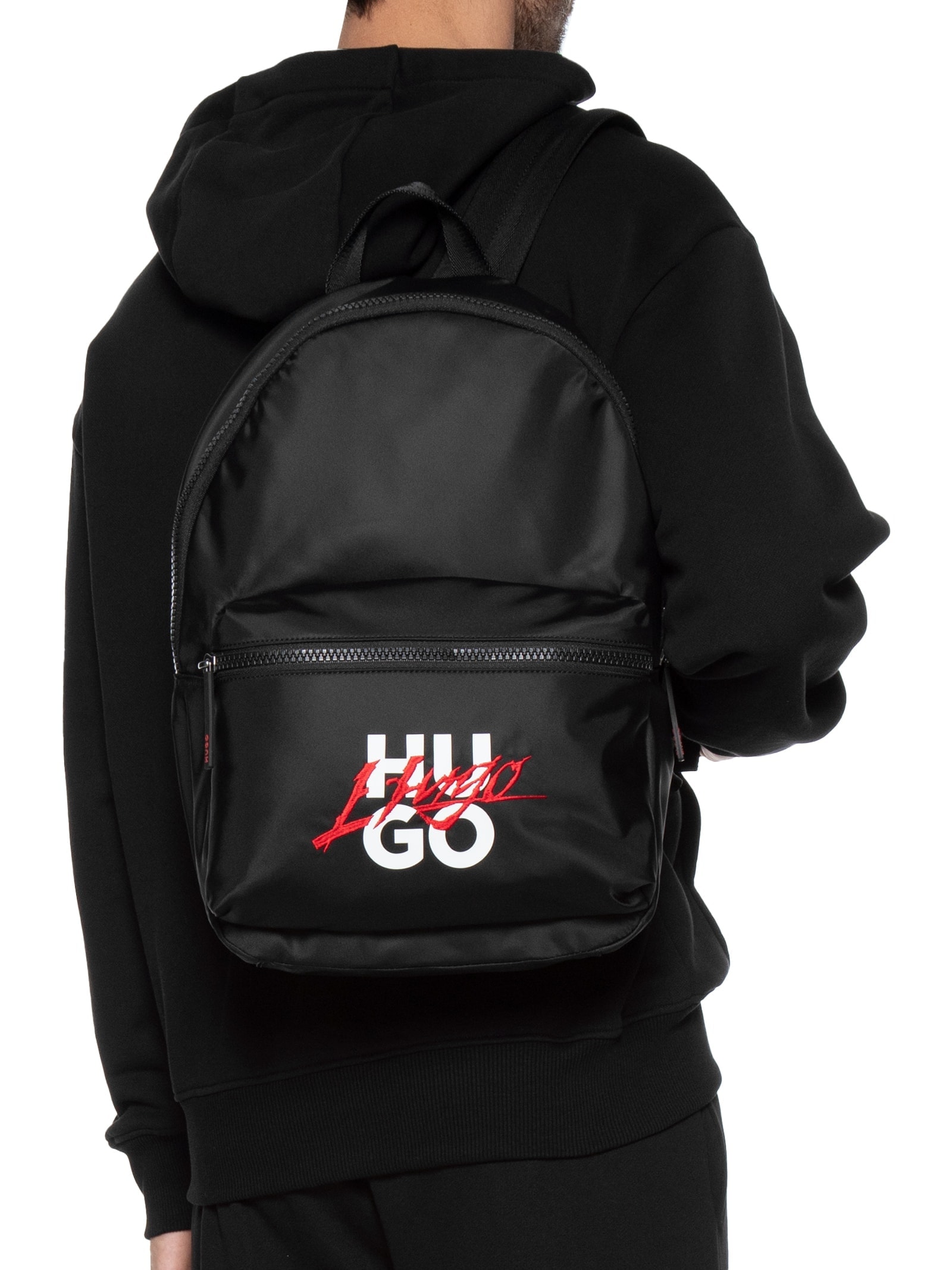 Mochila Masculina Handwrittem Preto Hugo