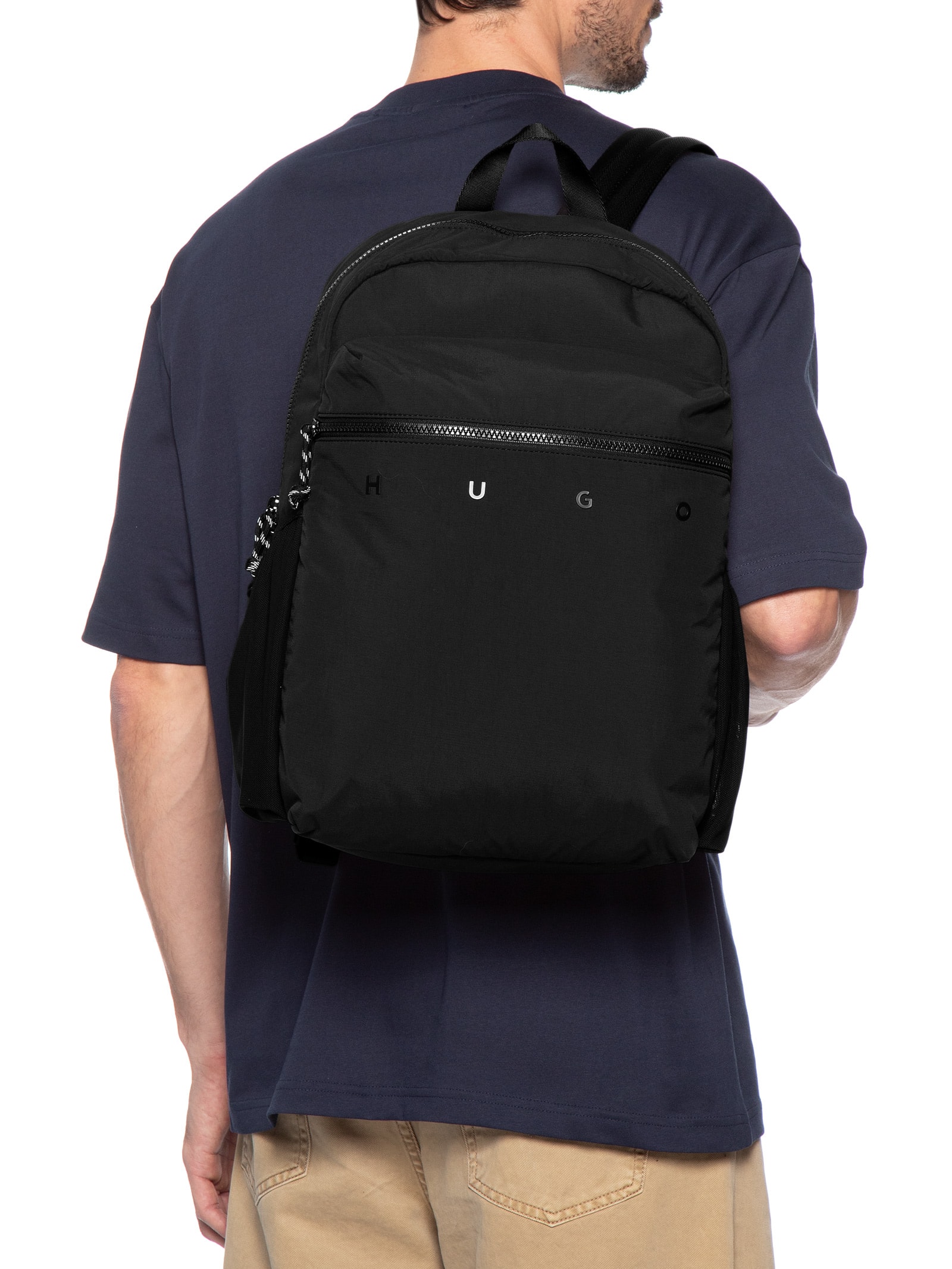 Mochila Masculina Média Rehx Bckp Preto Hugo