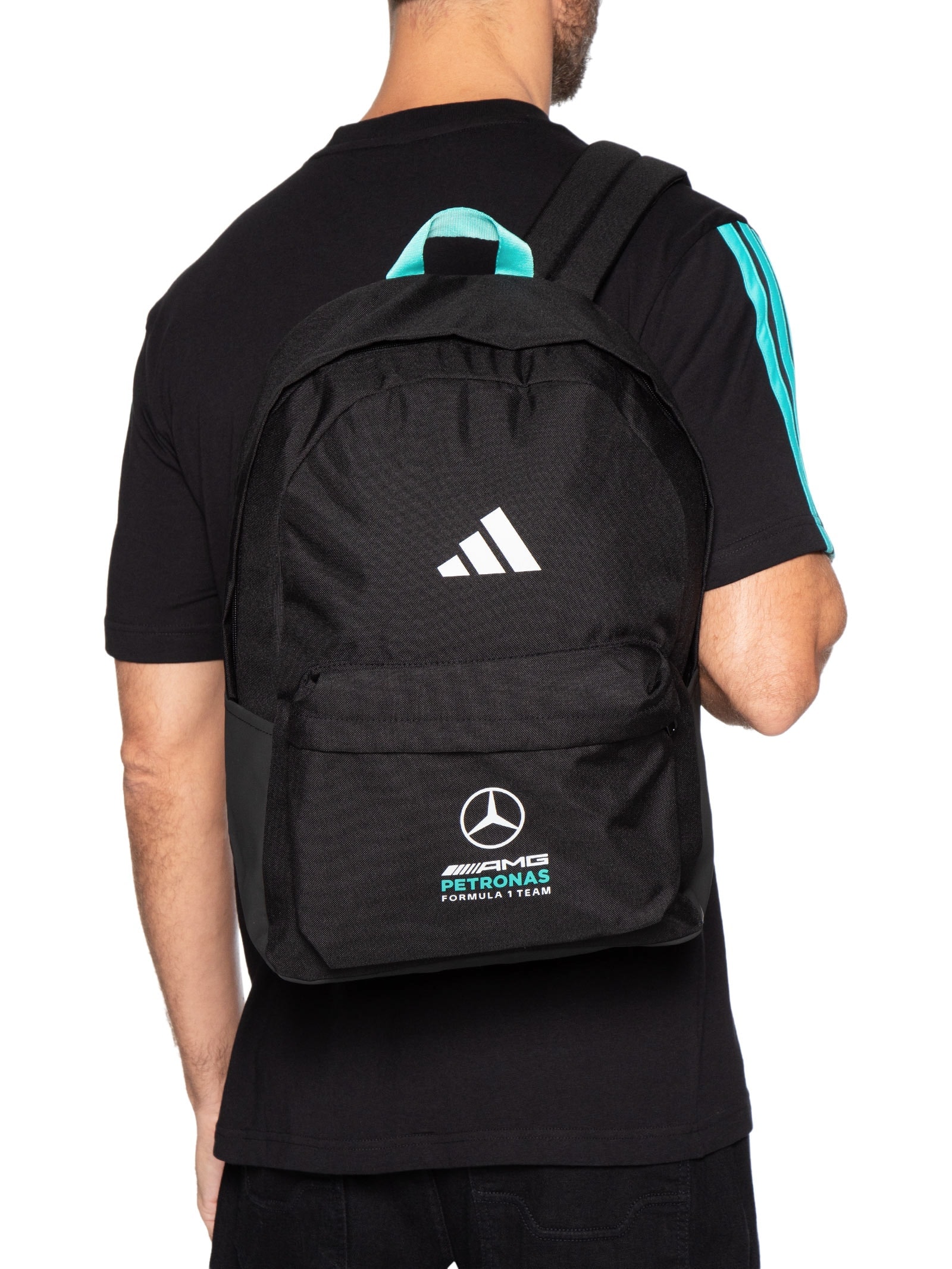 Mochila Masculina Mercedes Preto Adidas + Mercedes