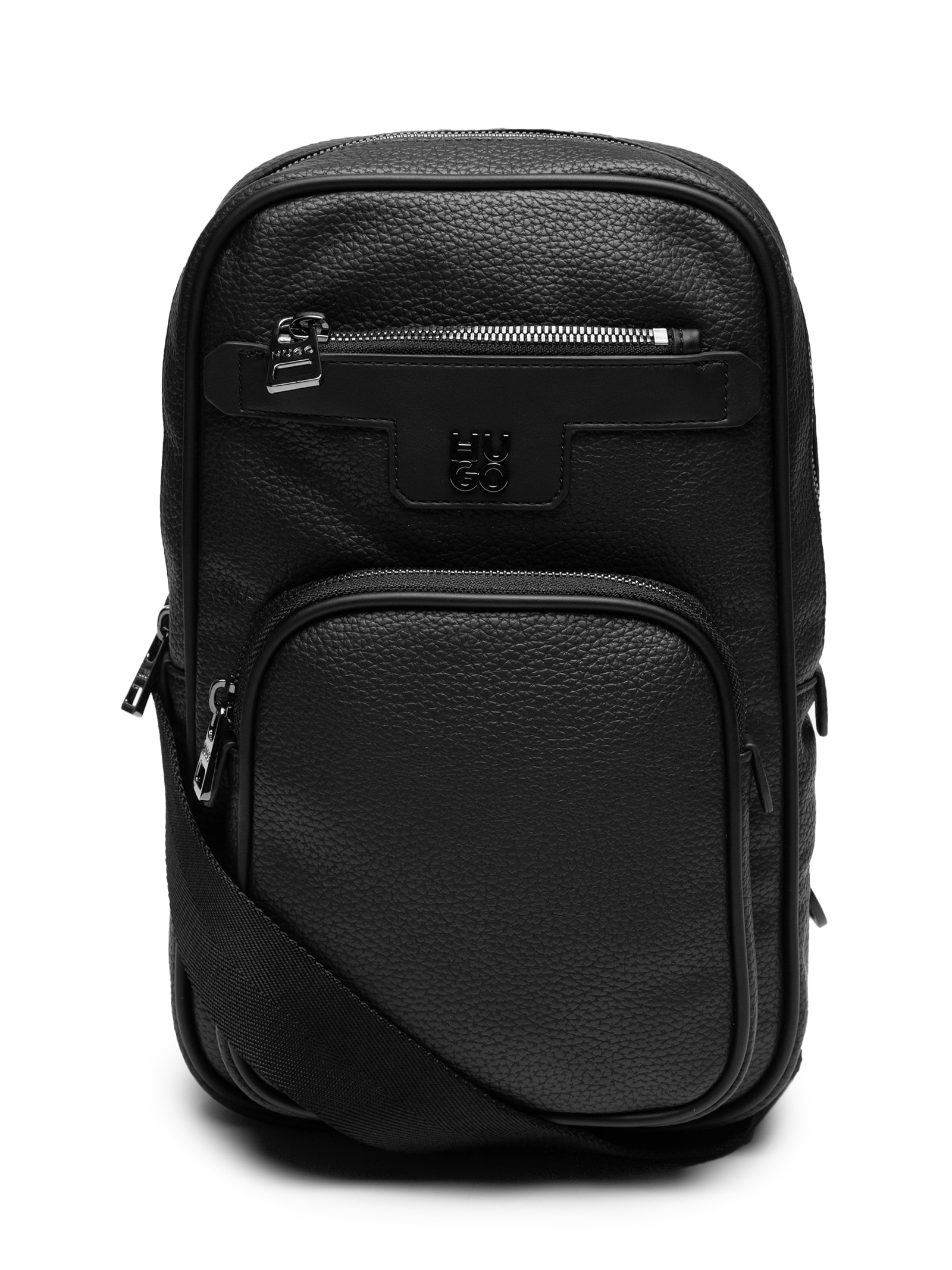Mochila Masculina Nesh R_Monostrap Preto  Hugo