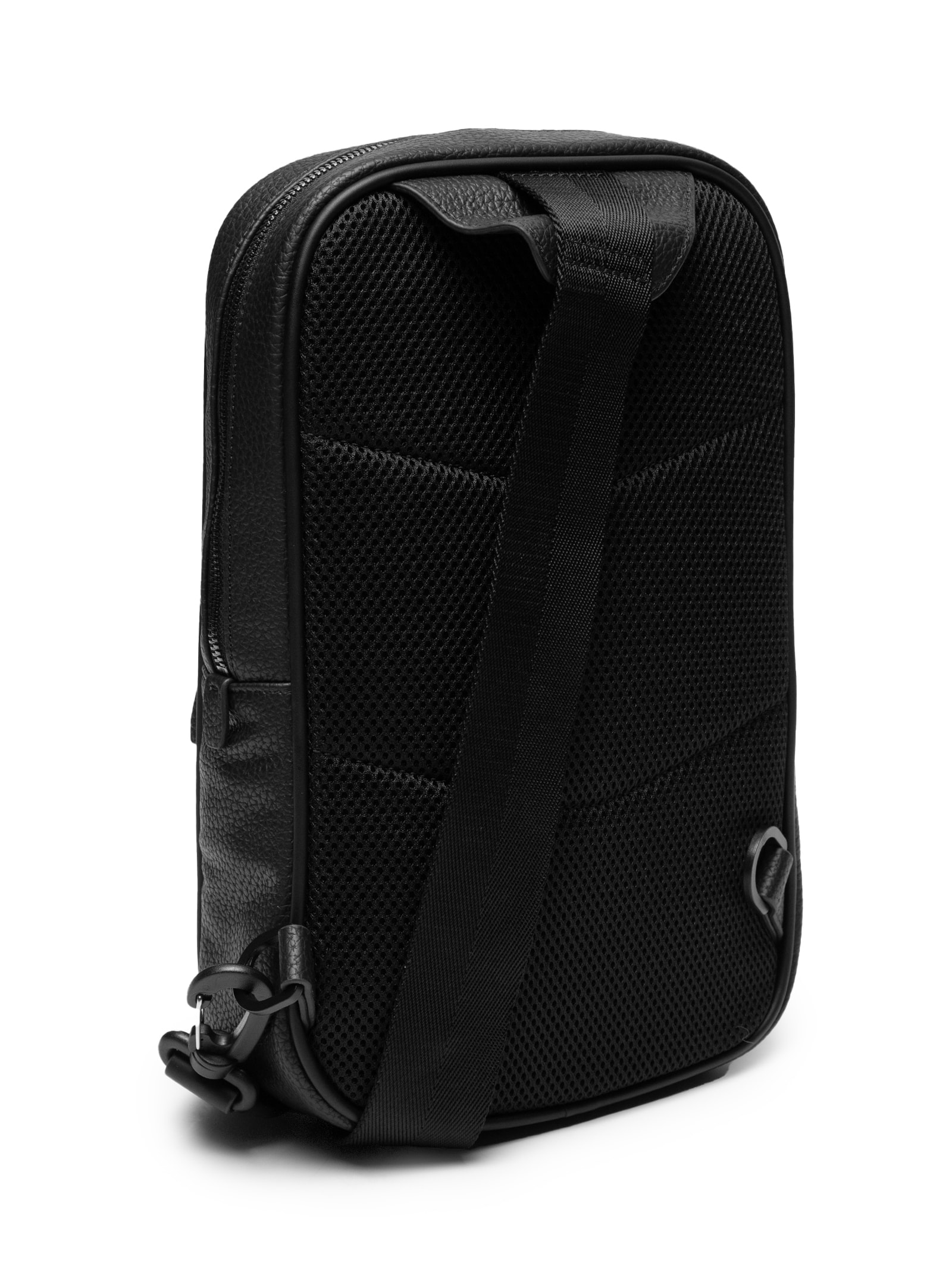 Mochila Masculina Nesh R_Monostrap Preto  Hugo