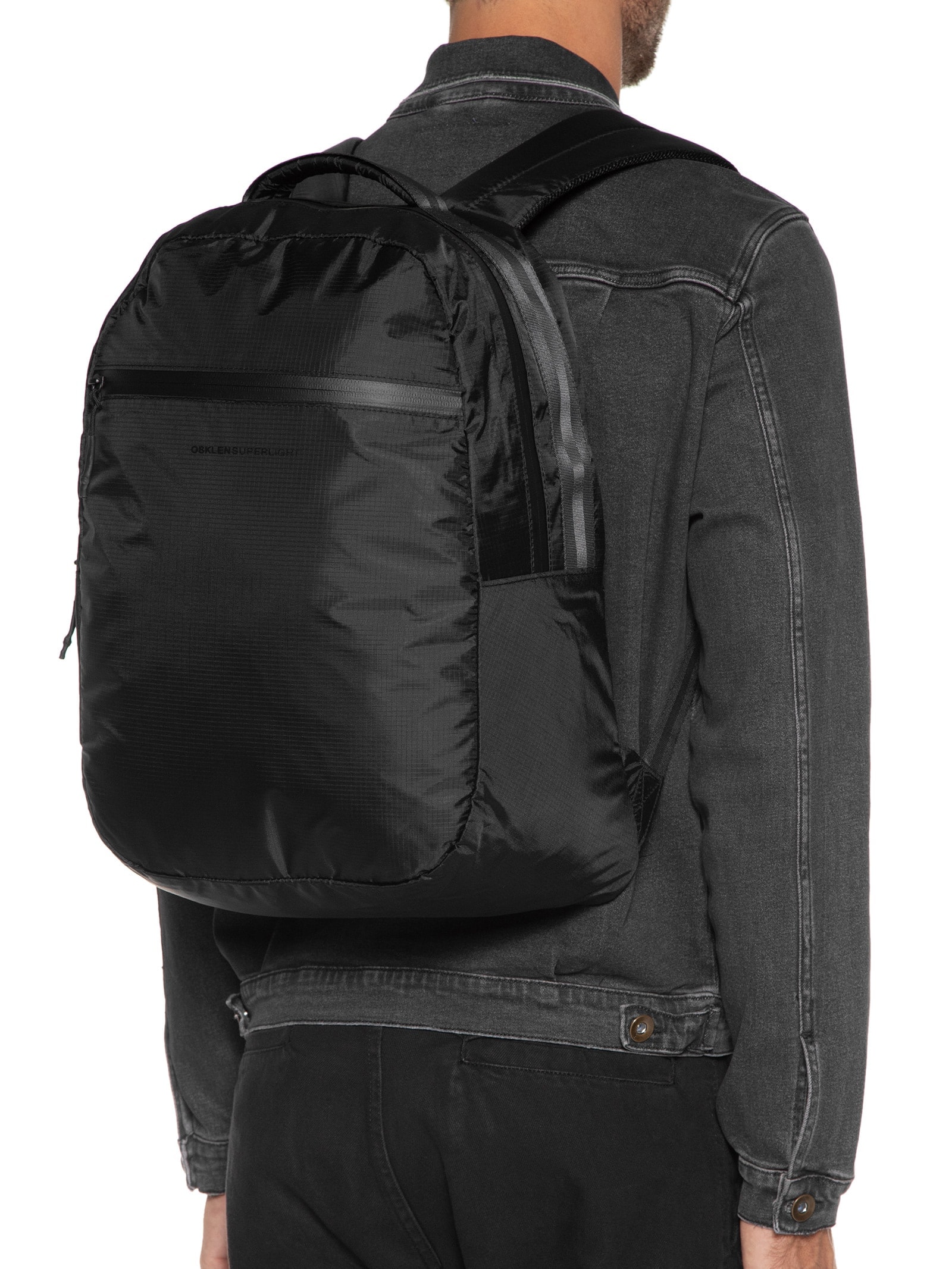 Mochila Masculina Nylon Super Light Preto Osklen