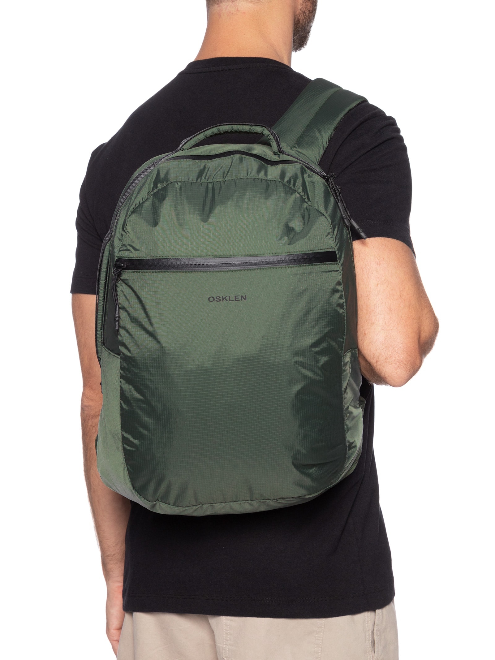 Osklen - Mochila Masculina Nylon Super Light - Verde