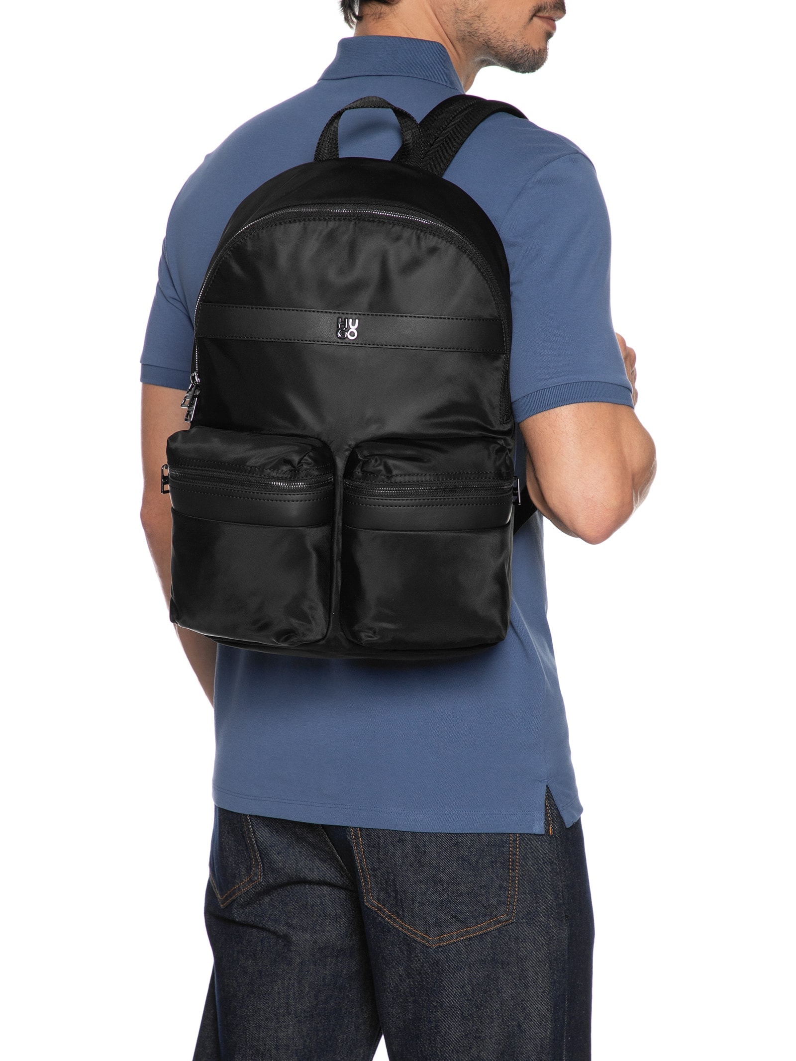 Mochila Masculina Quantic Backpack Preto Hugo