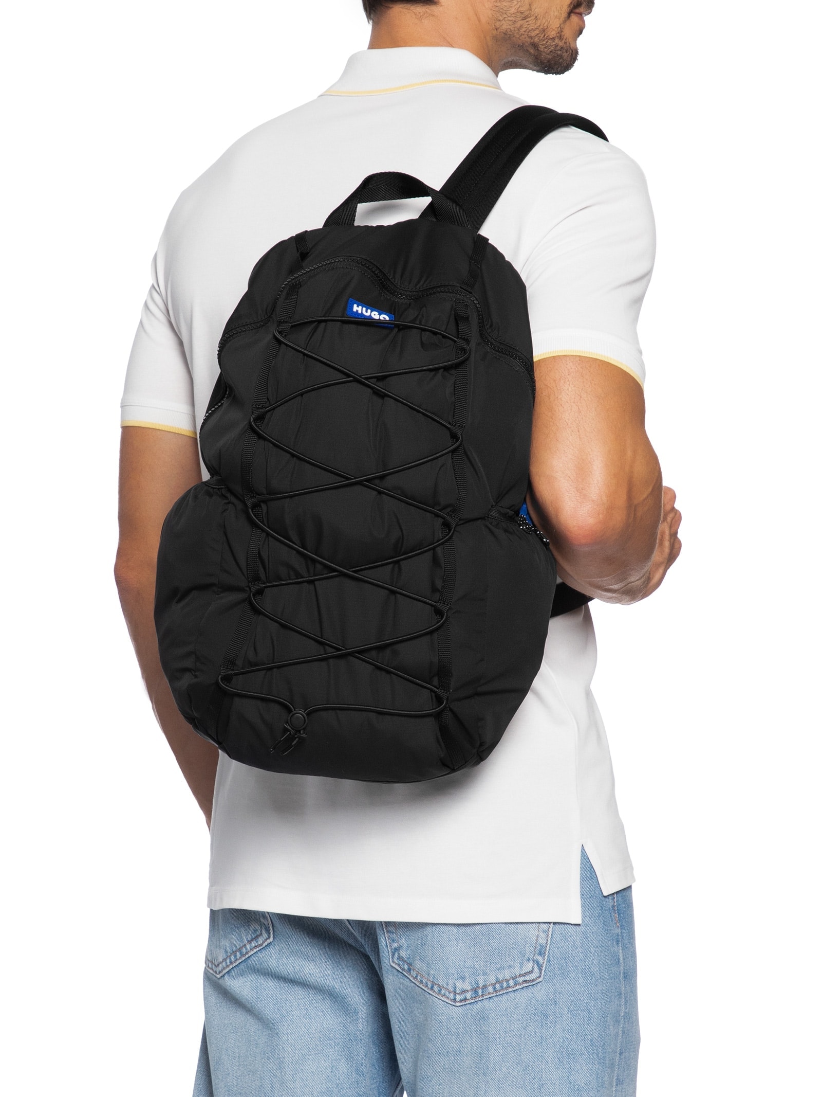 Mochila Masculina Rubber Logo Vytal Preto Hugo