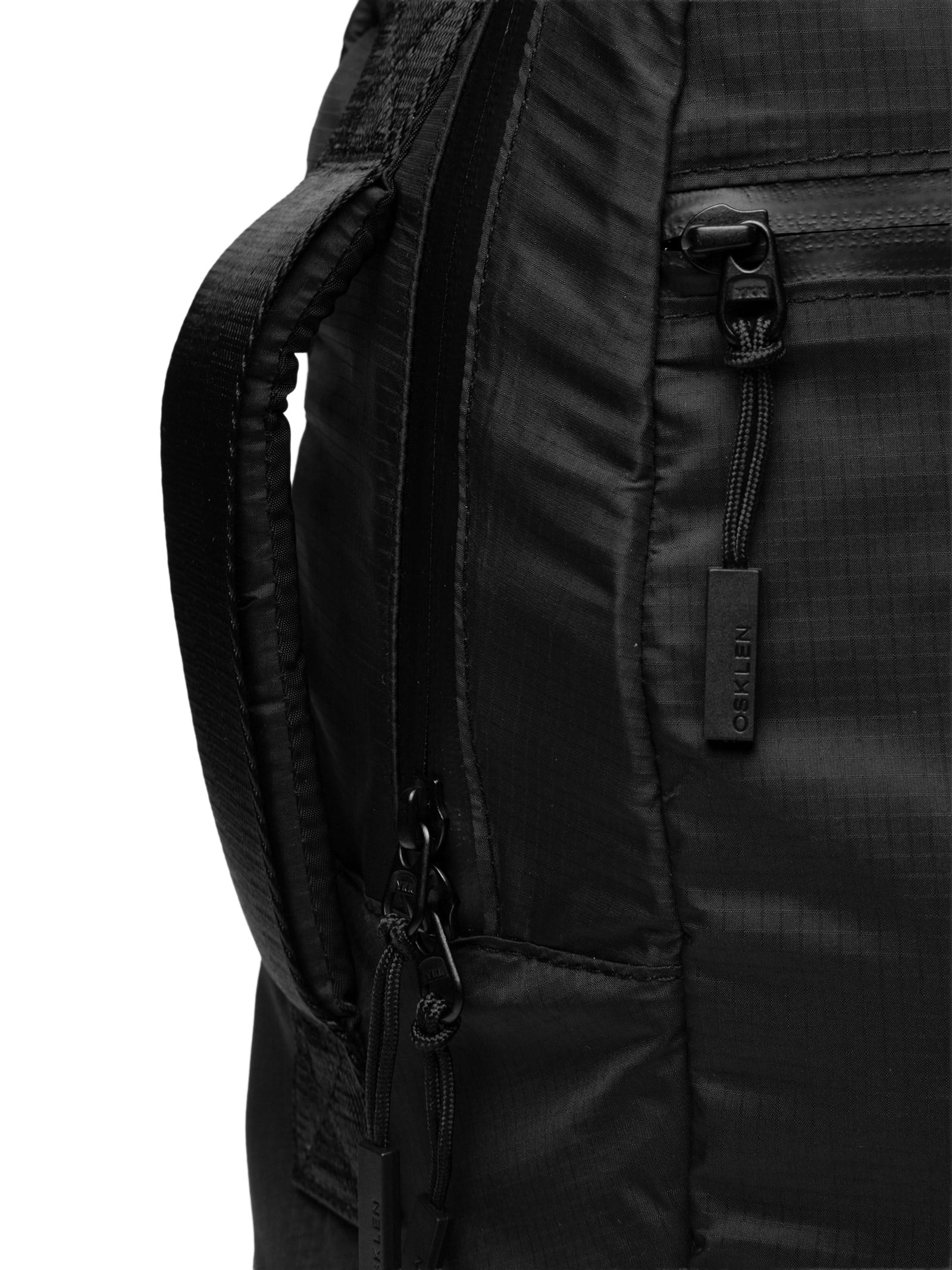 Mochila Média Masculina Nylon Super Light Preto Osklen